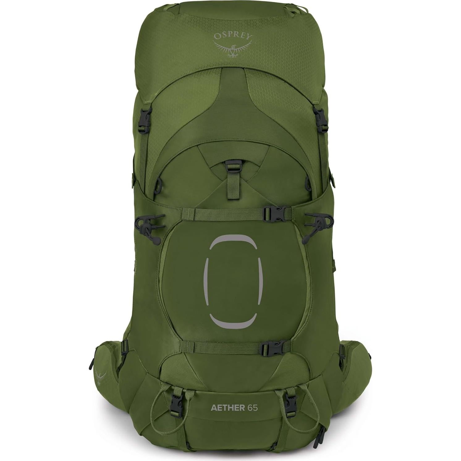 Mochila de Senderismo Osprey Aether 65L Hombre Verde Mostaza