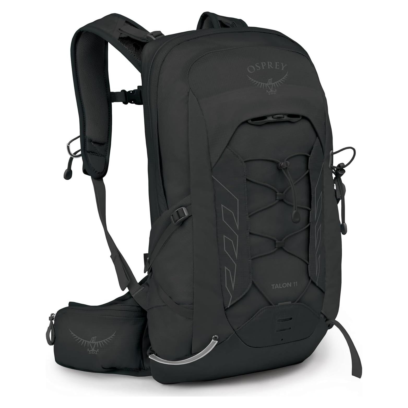 Mochila de Senderismo Osprey Talon 11L para Hombres - Negro/Gris