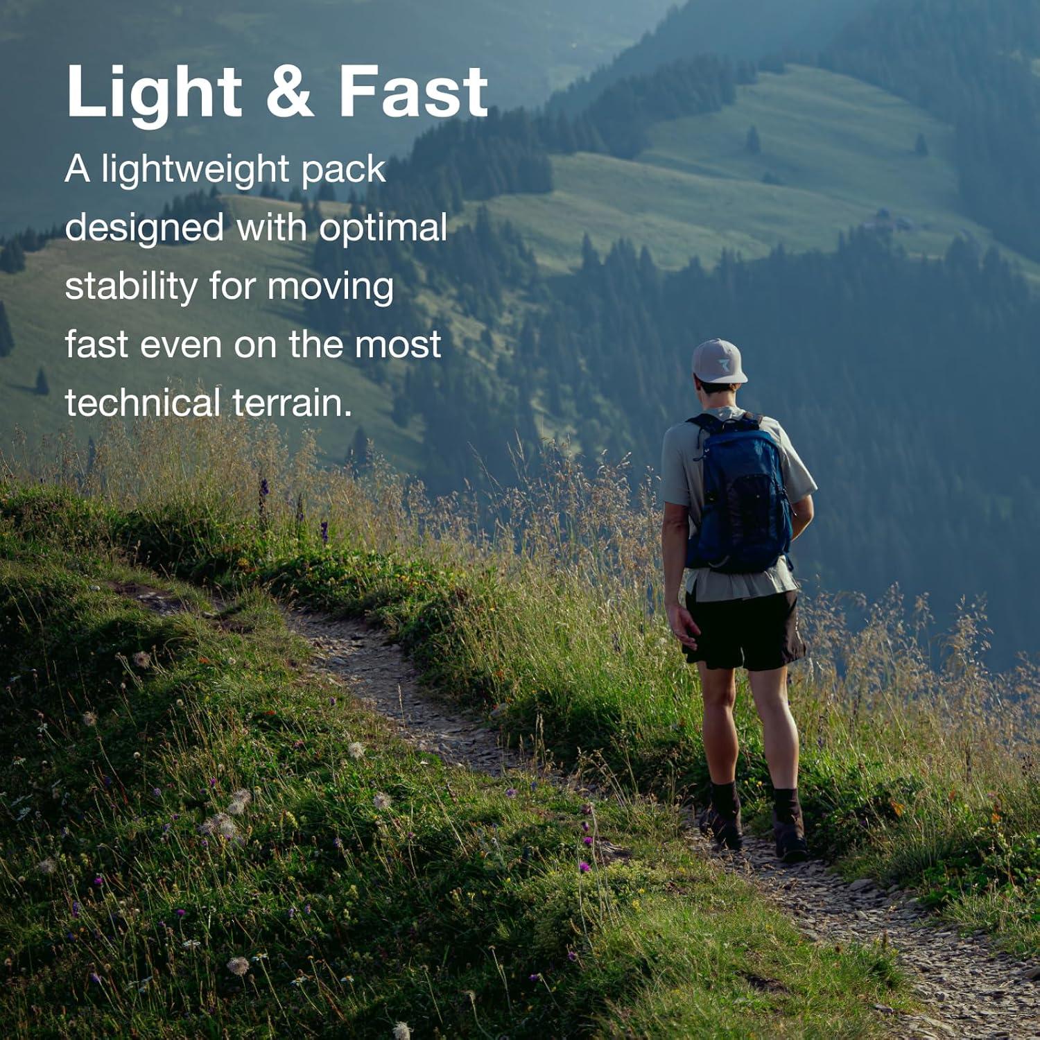 Mochila de Senderismo Osprey Talon 11L para Hombres - Negro/Gris