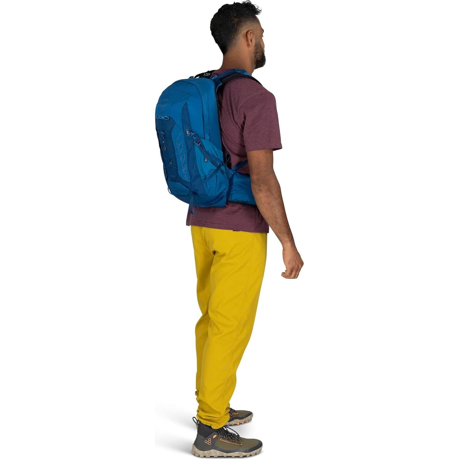 Mochila de Senderismo Osprey Talon 11L para Hombres - Negro/Gris