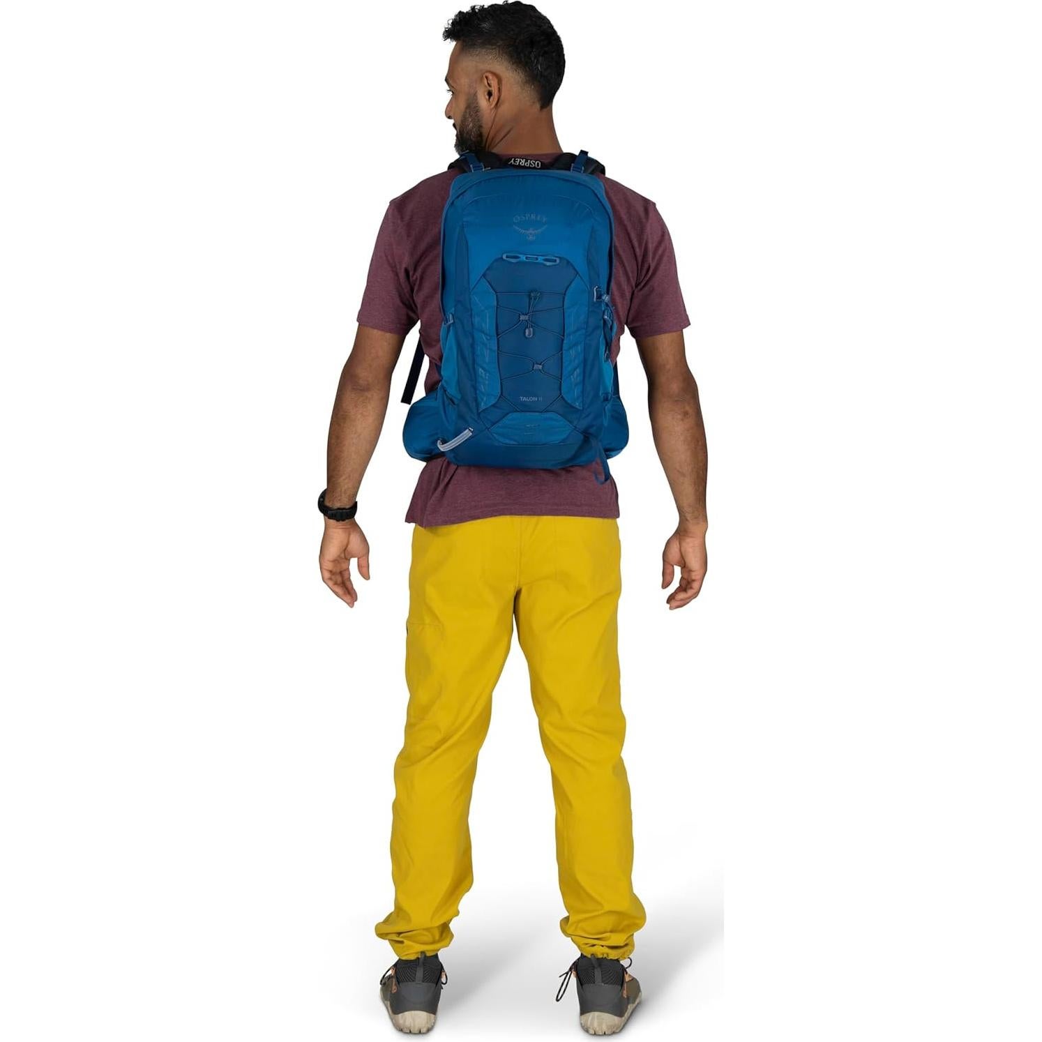 Mochila de Senderismo Osprey Talon 11L para Hombres - Negro/Gris