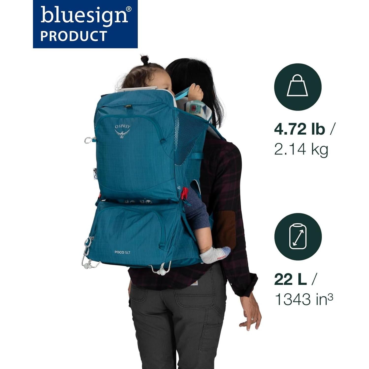 Mochila Portabebés Osprey Poco SLT Ligera 2.14 kg