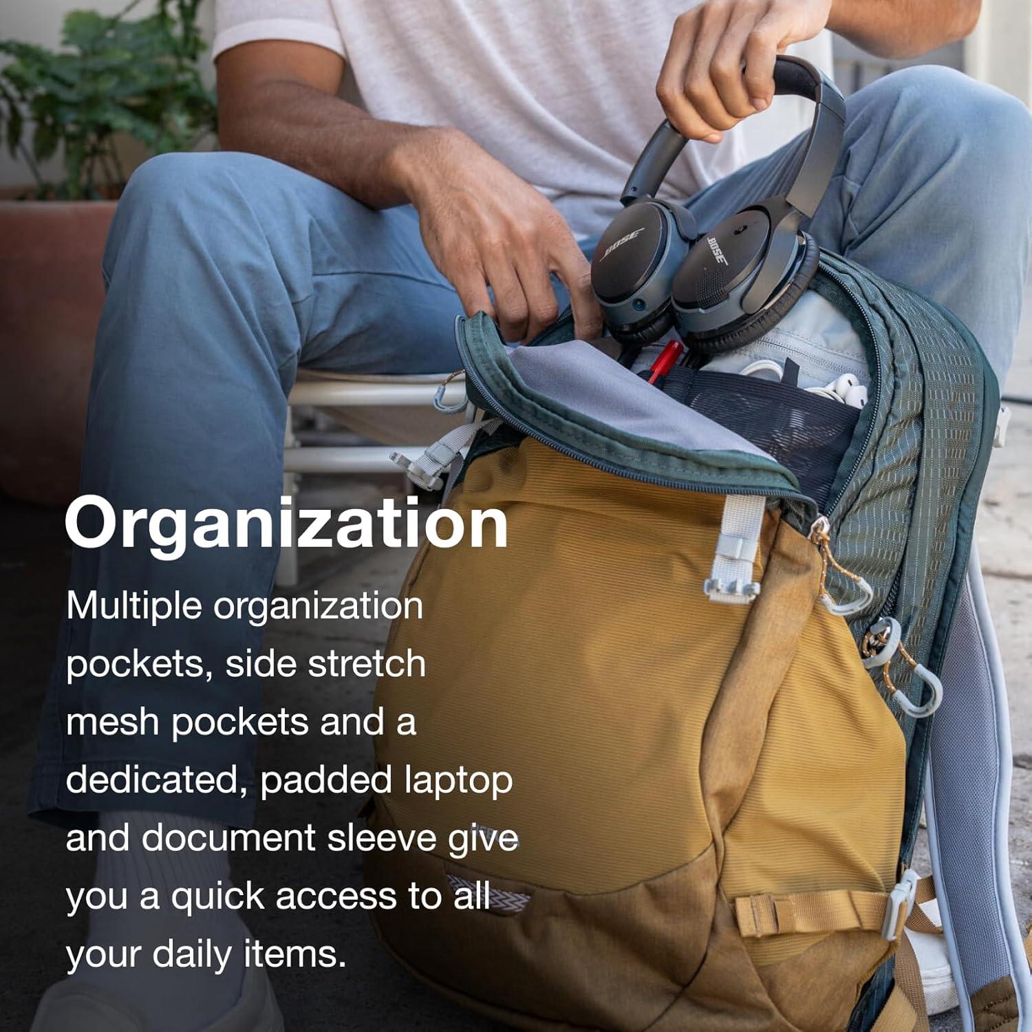 Mochila Osprey Nebula 32L Negra para Oficina y Senderismo