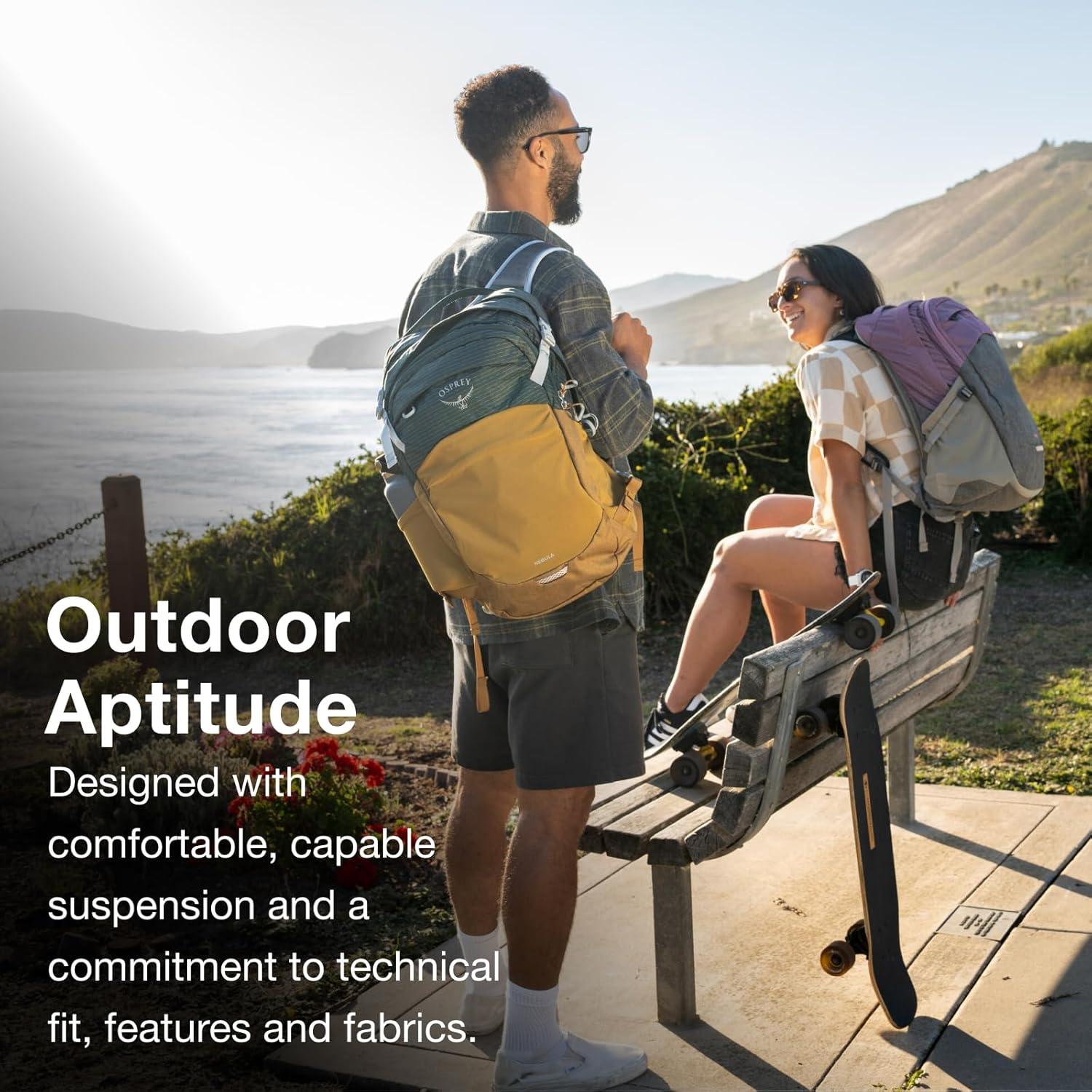 Mochila Osprey Nebula 32L Negra para Oficina y Senderismo