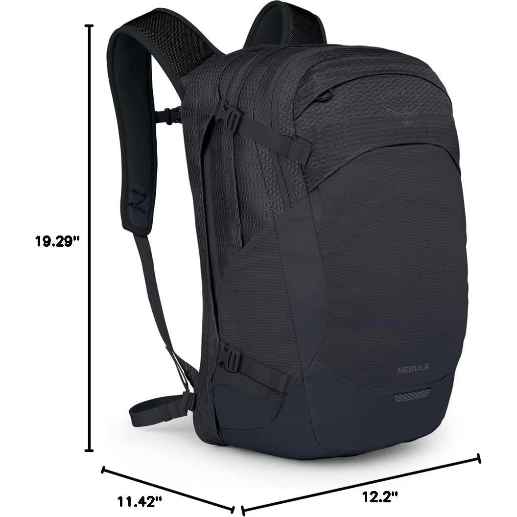 Mochila Osprey Nebula 32L Negra para Oficina y Senderismo