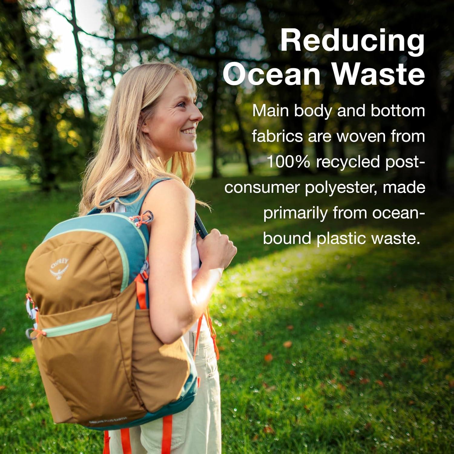 Mochila Osprey Daylite Plus 20L Unisex Carbón Oscuro/Llama Azul