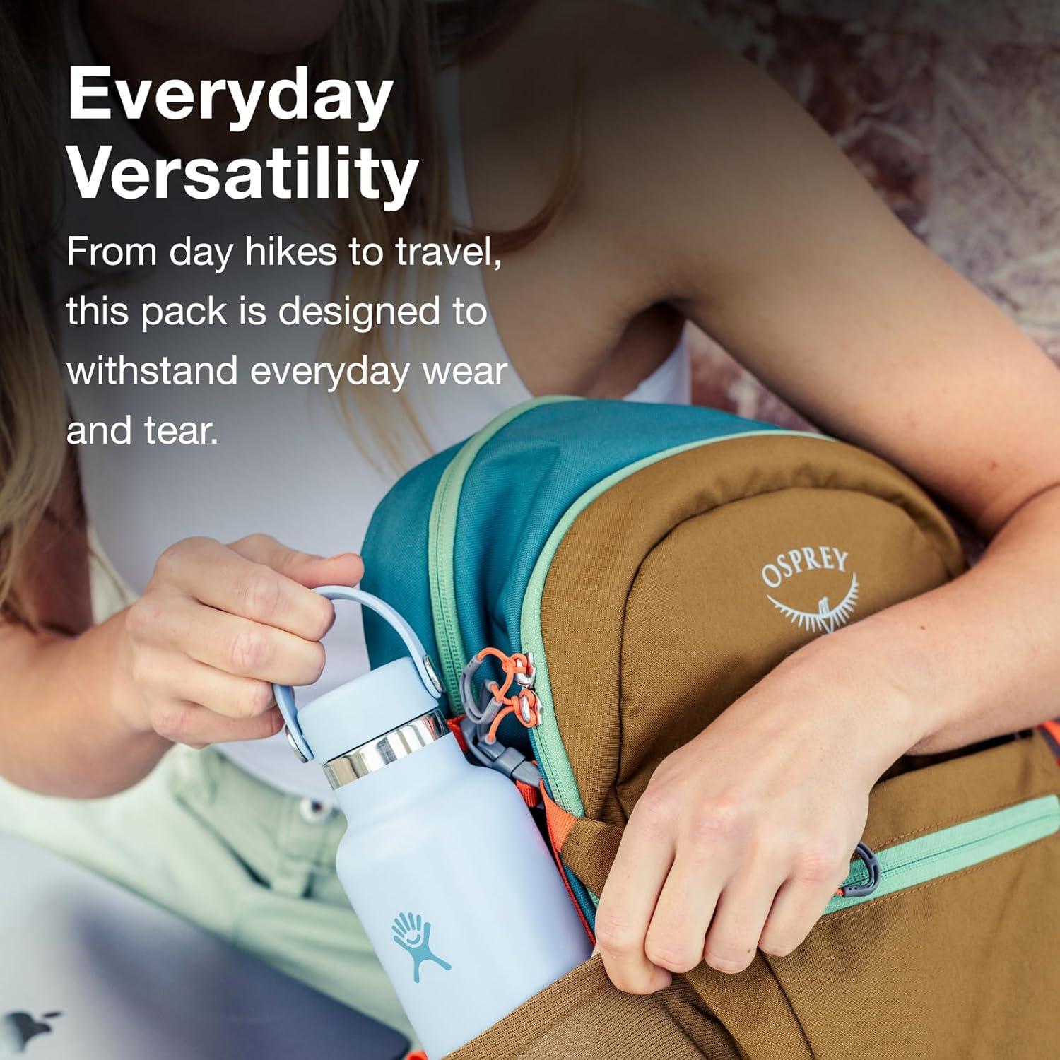 Mochila Osprey Daylite Plus 20L Unisex Carbón Oscuro/Llama Azul