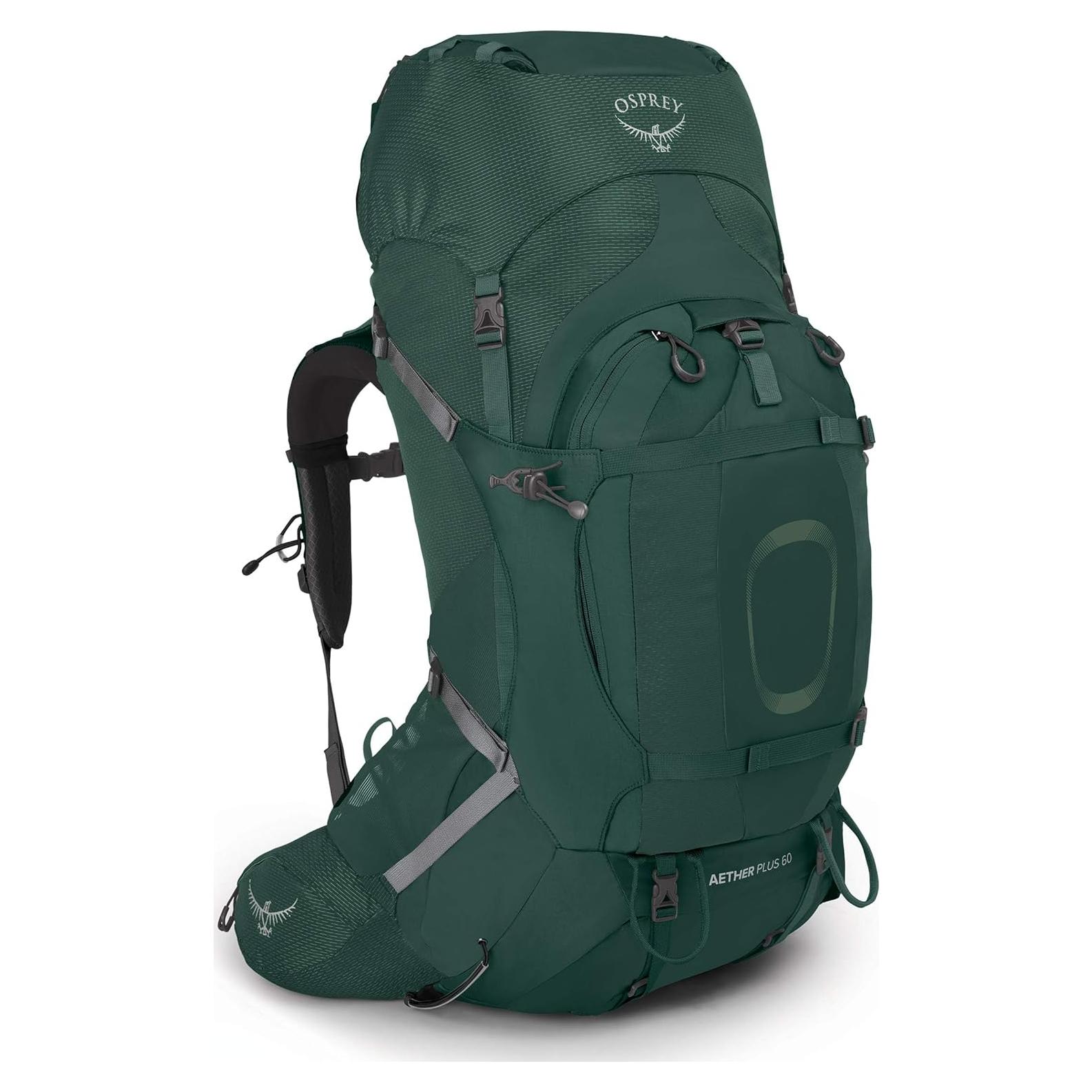 Mochila de Senderismo Osprey Aether Plus 60L Verde Axo L/XL