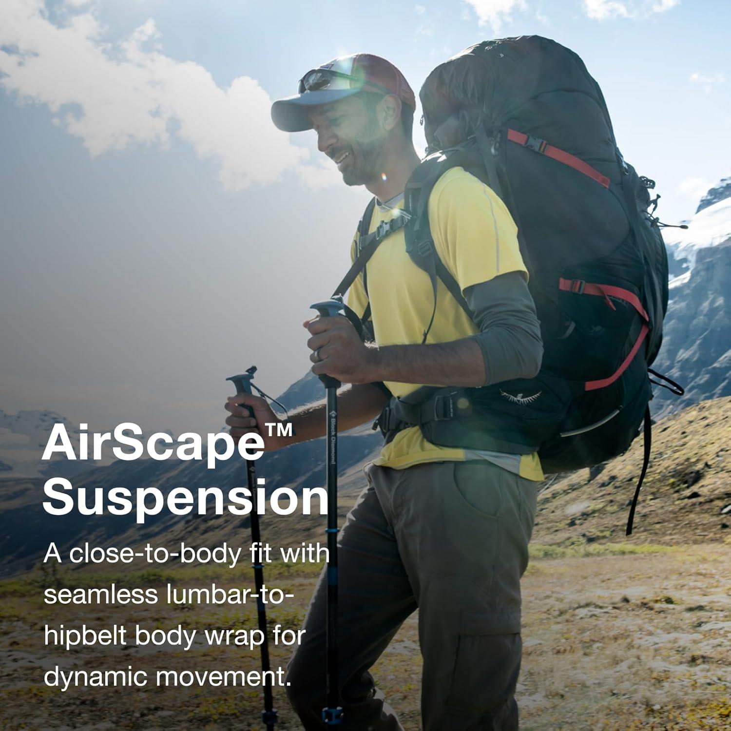 Mochila de Senderismo Osprey Aether Plus 60L Verde Axo L/XL