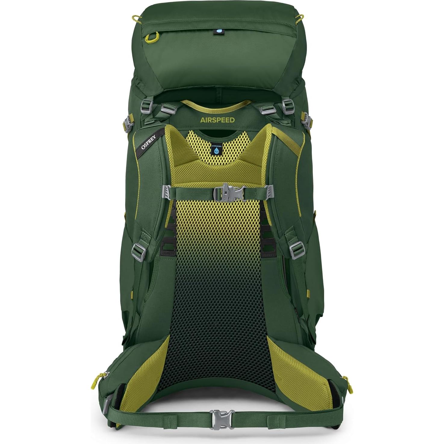 Osprey Ace 65L Kids' Backpacking Backpack, Green Canopy