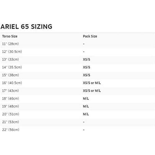 Mochila de Senderismo Osprey Ariel 65L para Mujeres Rojo Cereza