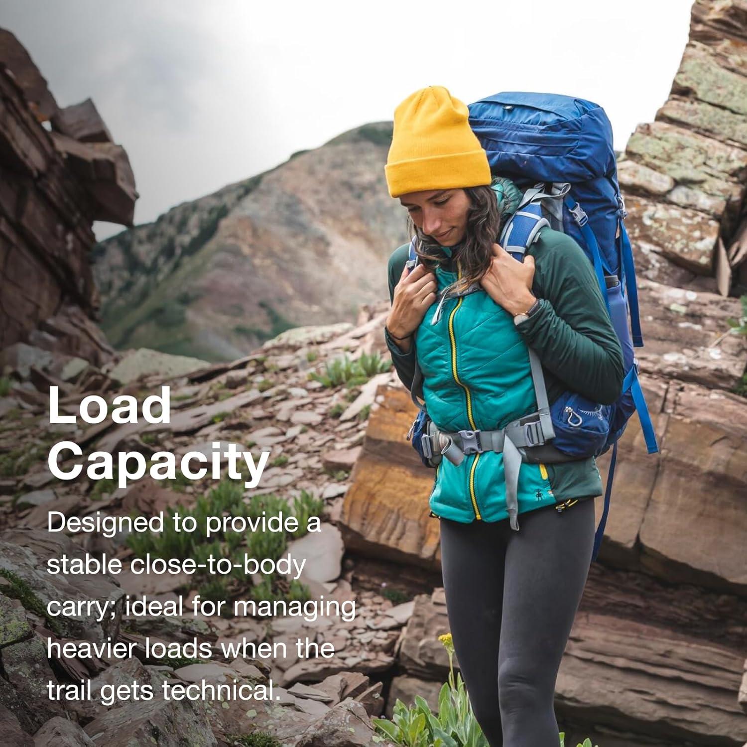 Mochila de Senderismo Osprey Ariel 65L para Mujeres Rojo Cereza