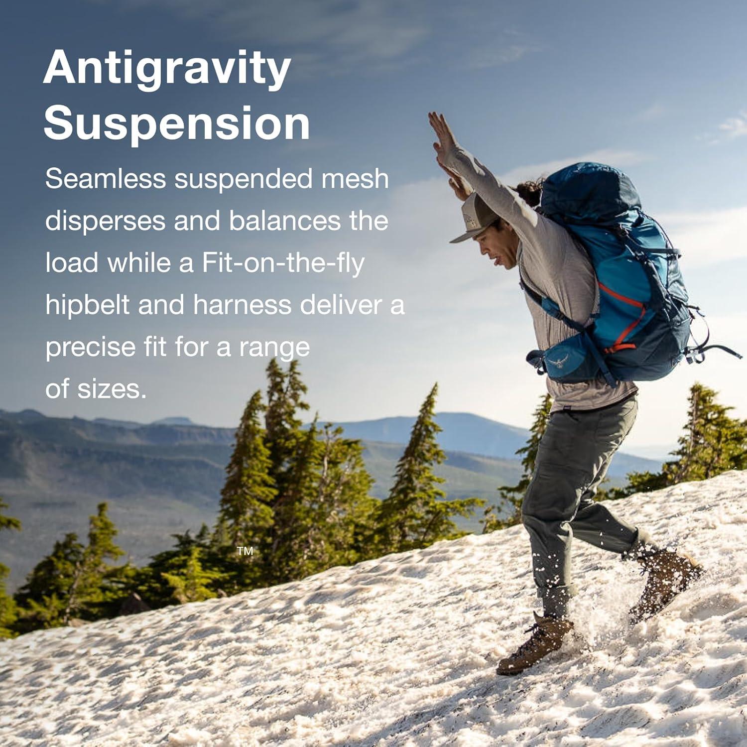 Mochila de Senderismo Osprey Atmos AG LT 50L Hombre Azul