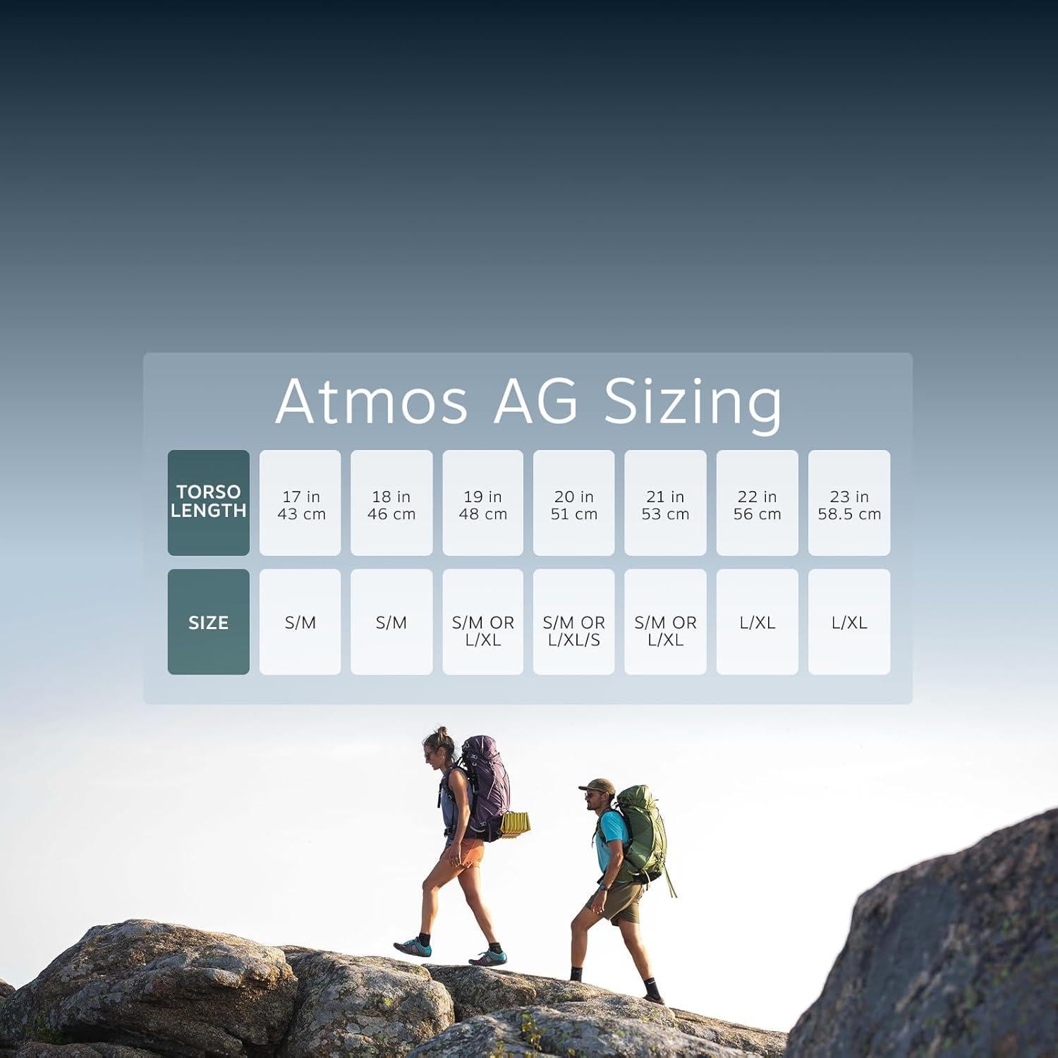 Mochila de Senderismo Osprey Atmos AG LT 50L Hombre Azul