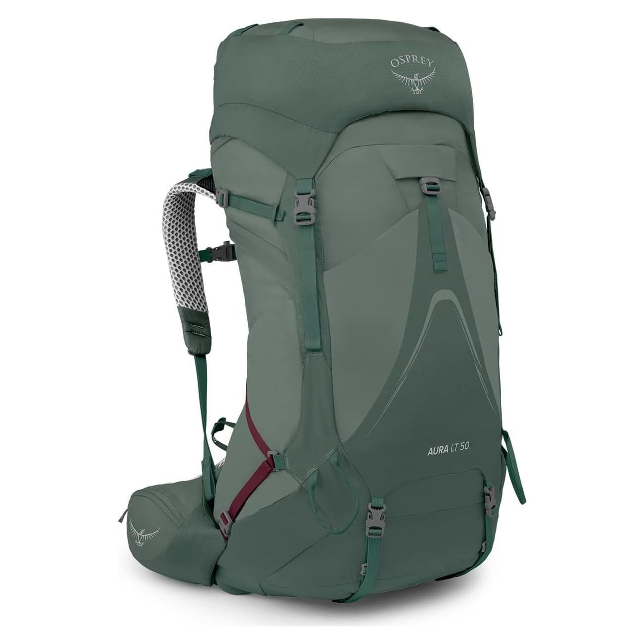 Mochila de Senderismo Osprey Aura AG LT 50L Mujer Verde Primavera