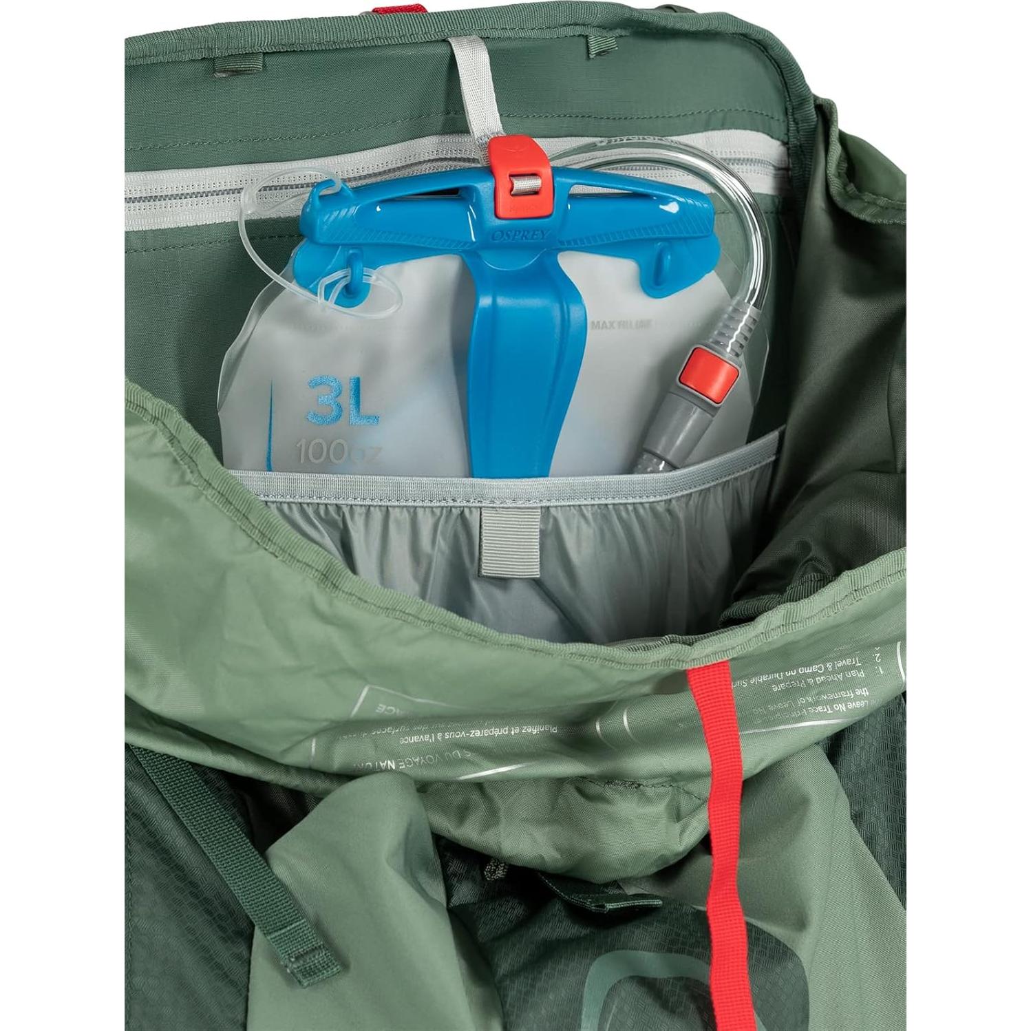 Mochila de Senderismo Osprey Aura AG LT 50L Mujer Verde Primavera