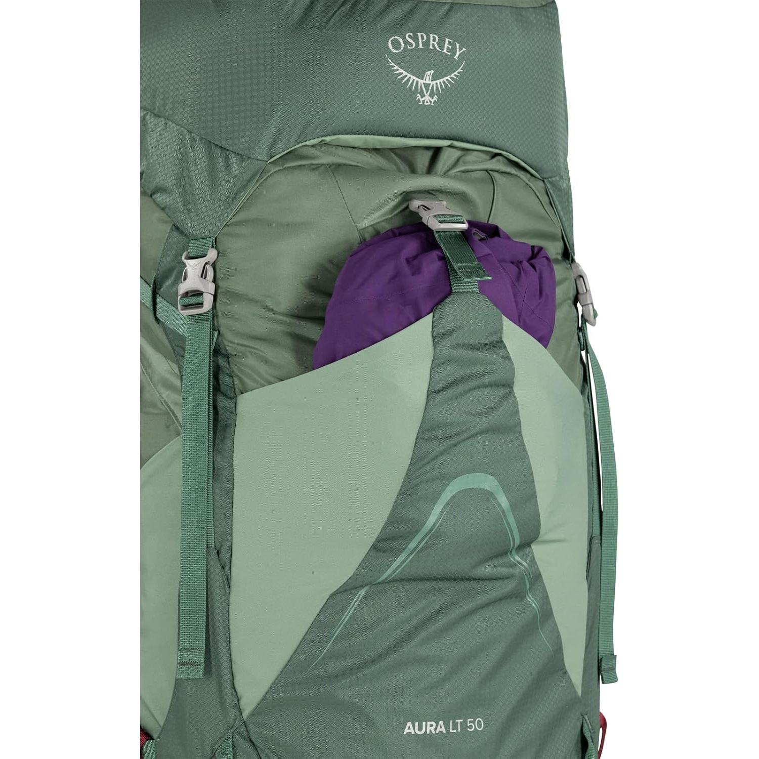 Mochila de Senderismo Osprey Aura AG LT 50L Mujer Verde Primavera