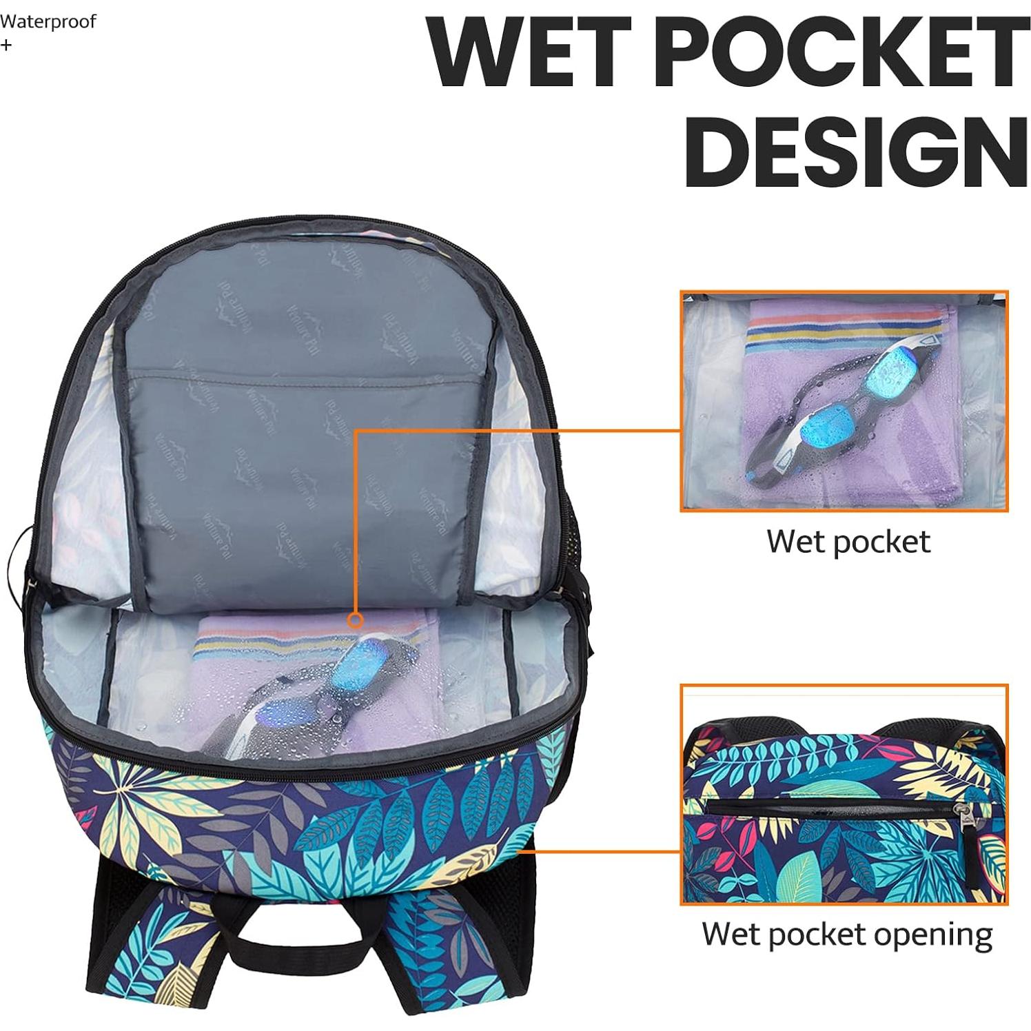 Mochila de Senderismo Plegable Venture Pal 40L Nylon Impermeable