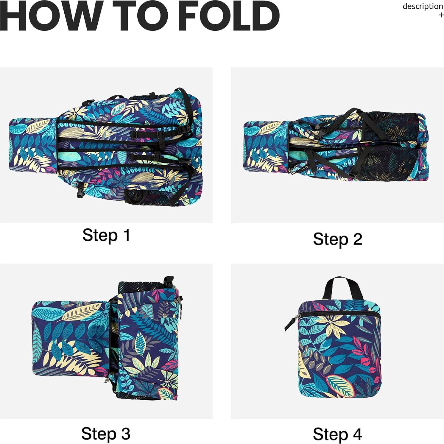 Mochila de Senderismo Plegable Venture Pal 40L Nylon Impermeable