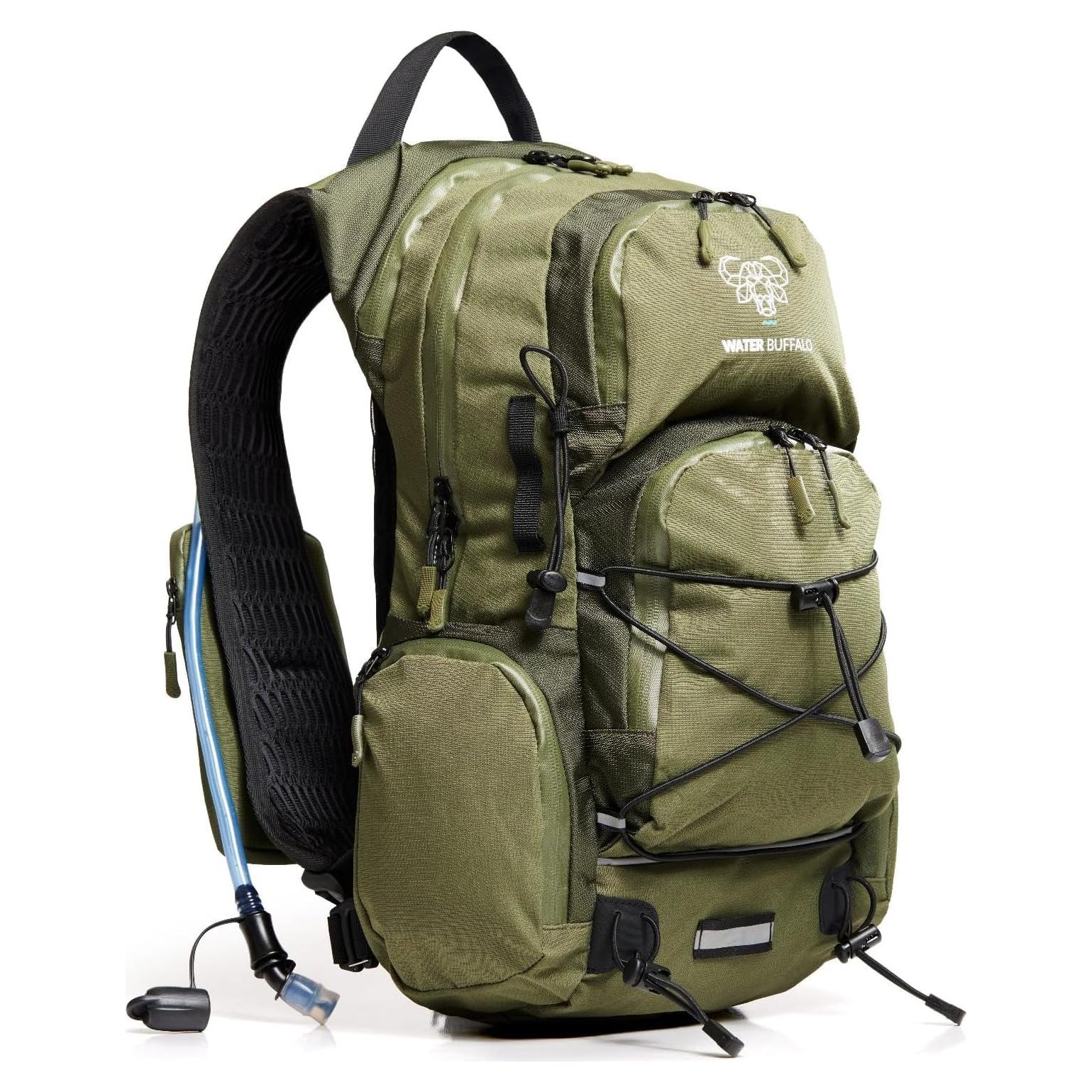 Mochila de Hidratación Water Buffalo 22L con Bolsa 2L Impermeable