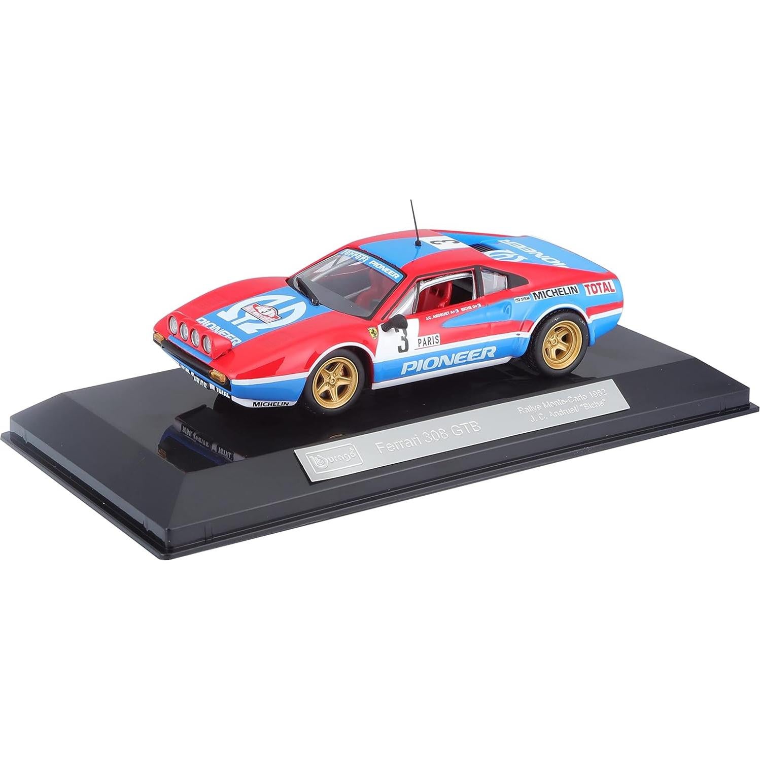 Bburago Ferrari 308 GTB 1982 Die-Cast 1:43 Detallado