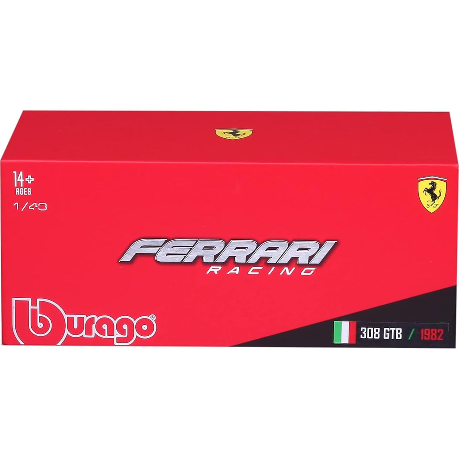 Bburago Ferrari 308 GTB 1982 Die-Cast 1:43 Detallado