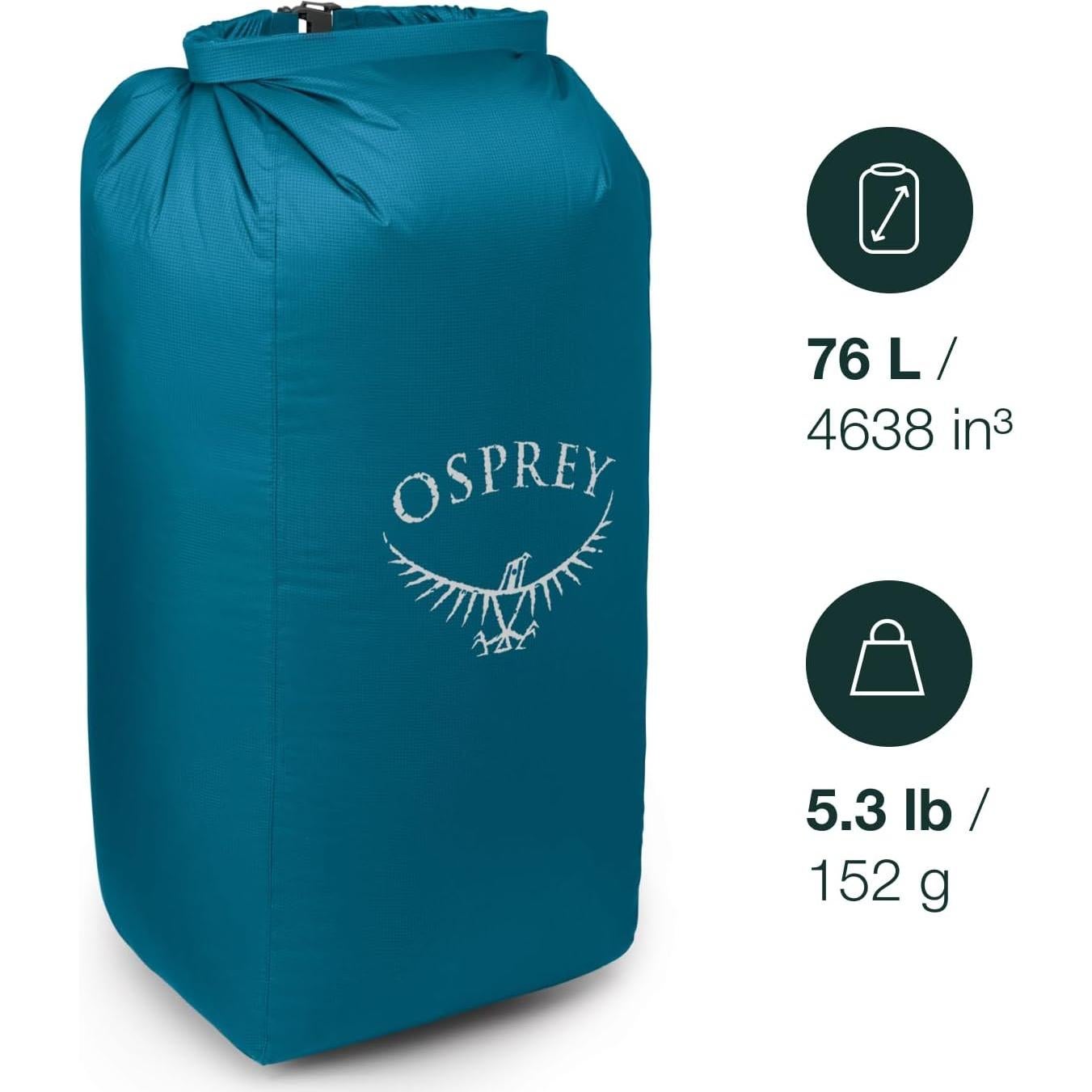 Forro de Mochila Ultraligero Osprey 70-100L Negro Grande