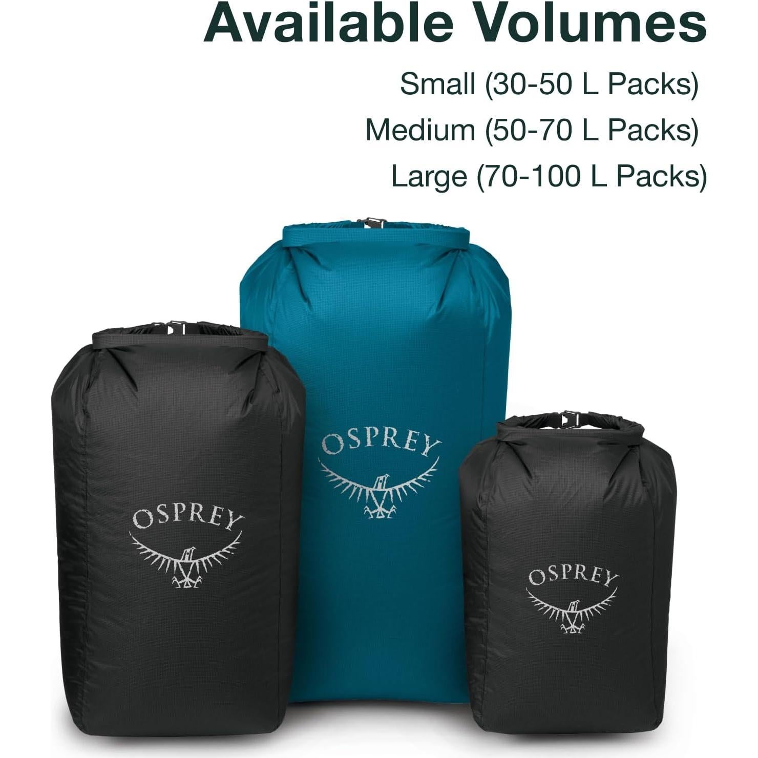 Forro de Mochila Ultraligero Osprey 70-100L Negro Grande