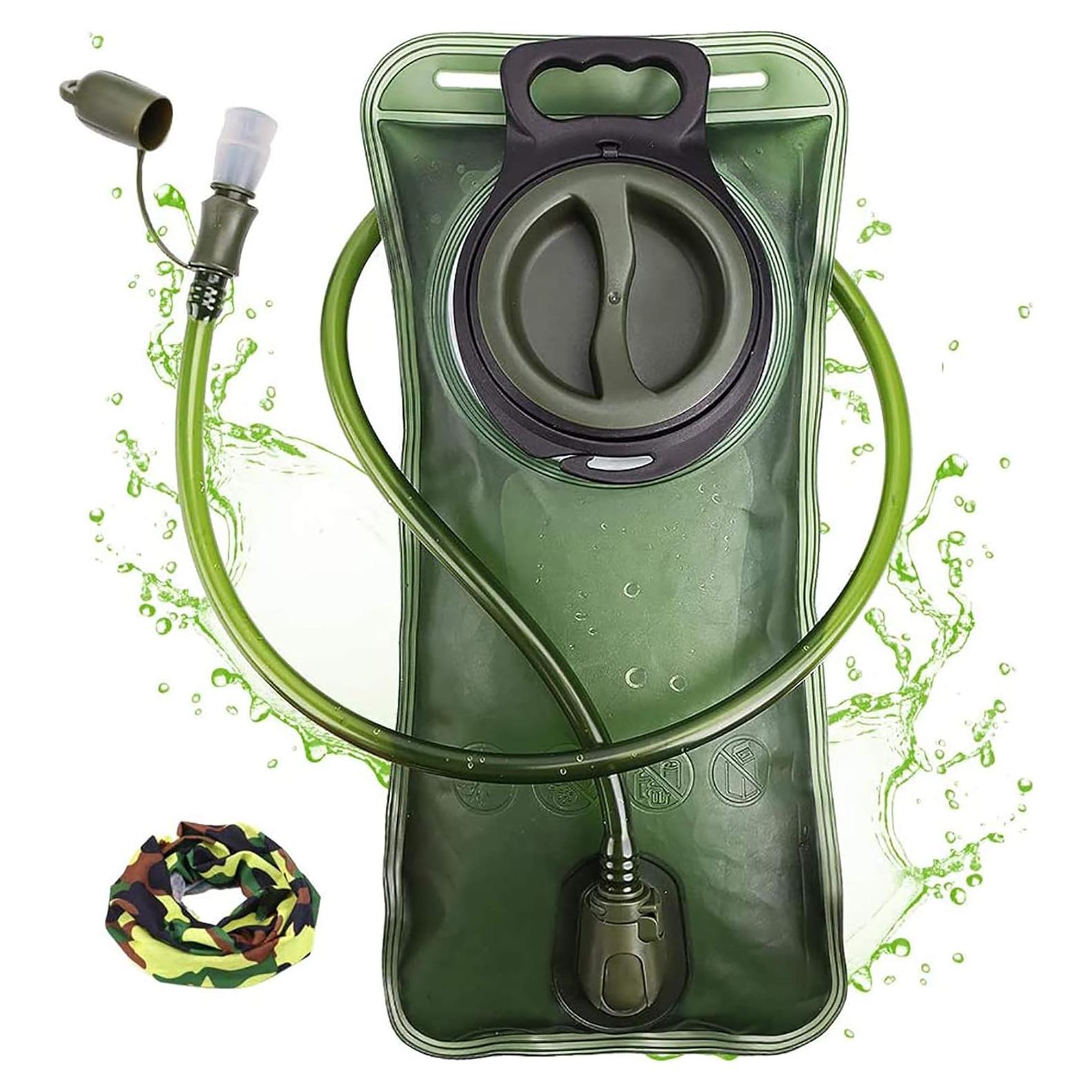 Hydration Bladder, 1.5-2-3L Water Bladder for Hiking Backpack, BPA-Free Leak Proof Water Reservoir Storage Bag, Water Pouch Hydration Pack for Camping Cycling Running