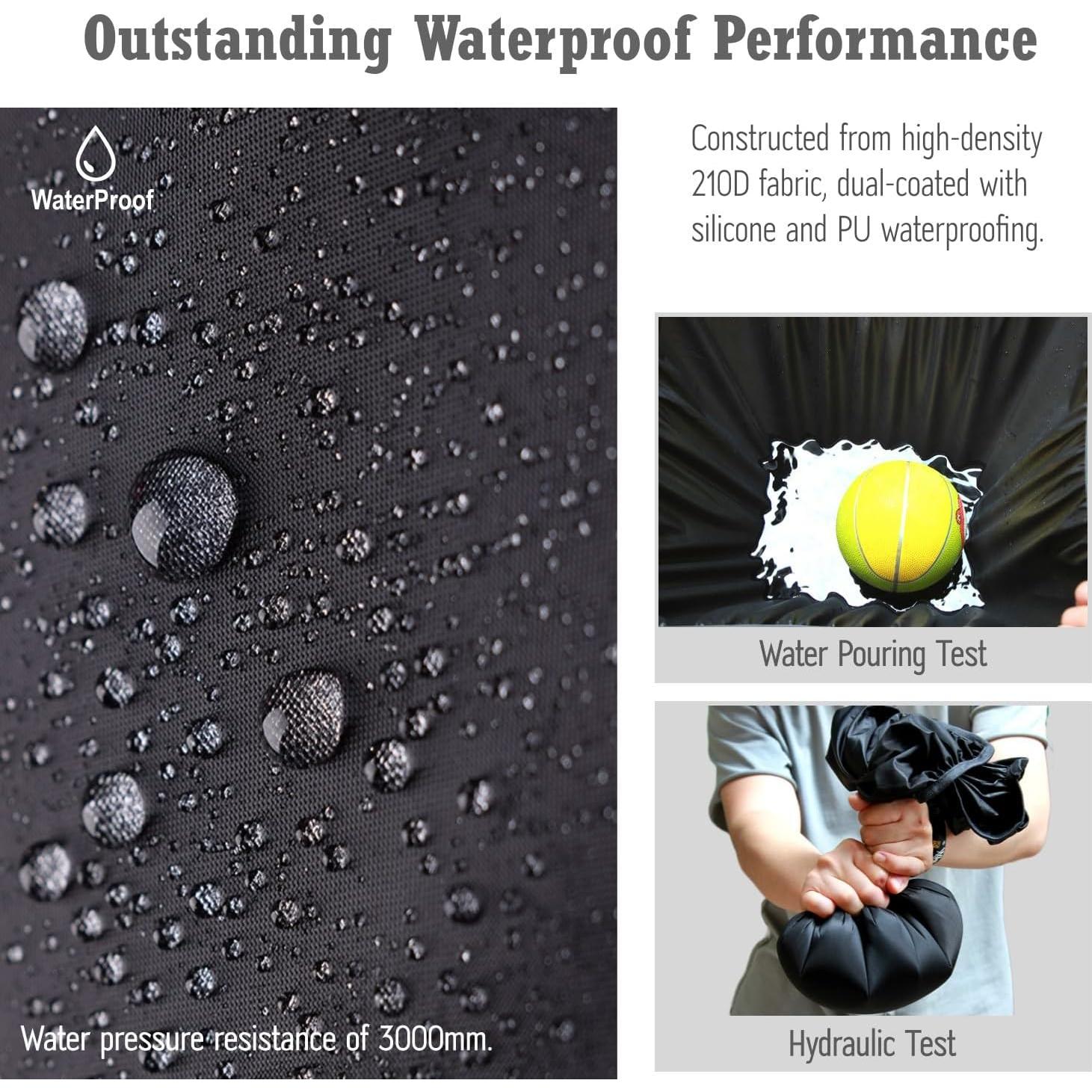 Cubierta Impermeable para Mochila Sheelokhwui 15-90L Nylon