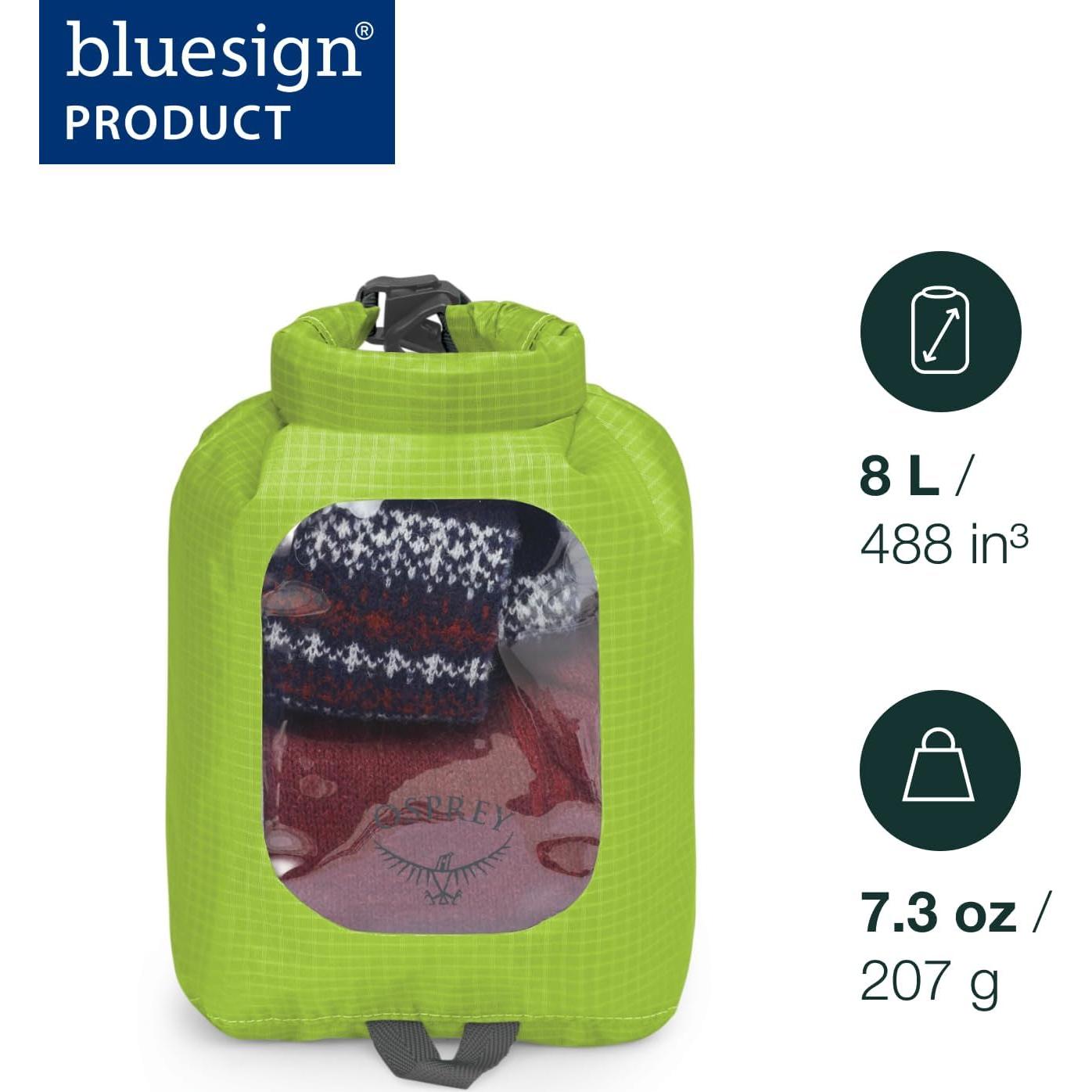 Saco Seco Impermeable Osprey 3L con Ventana Negro