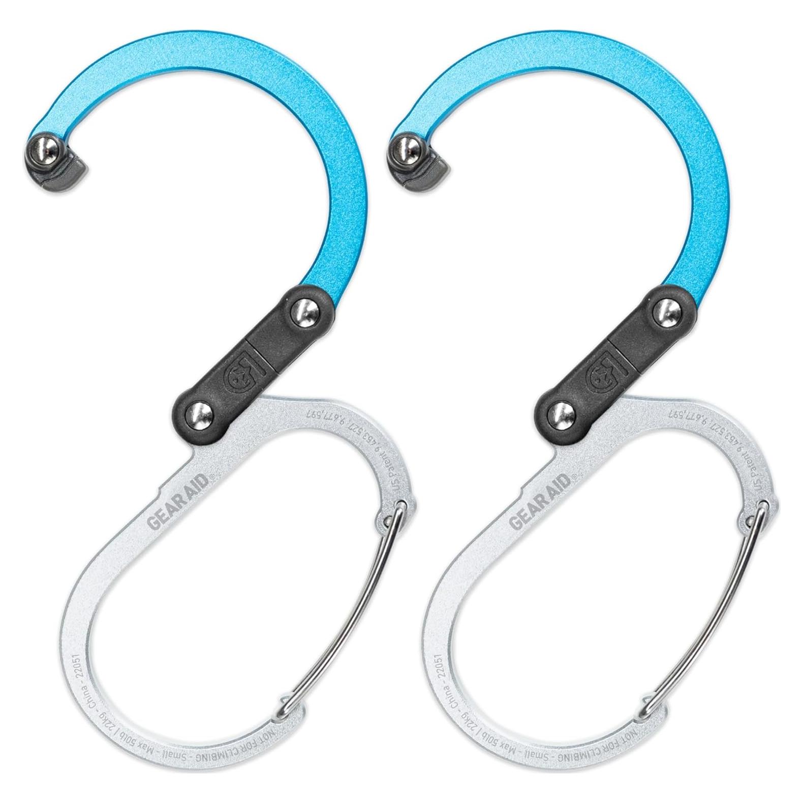 Clip y Gancho Heroclip GEAR AID Pequeño 22.68 kg Aluminio