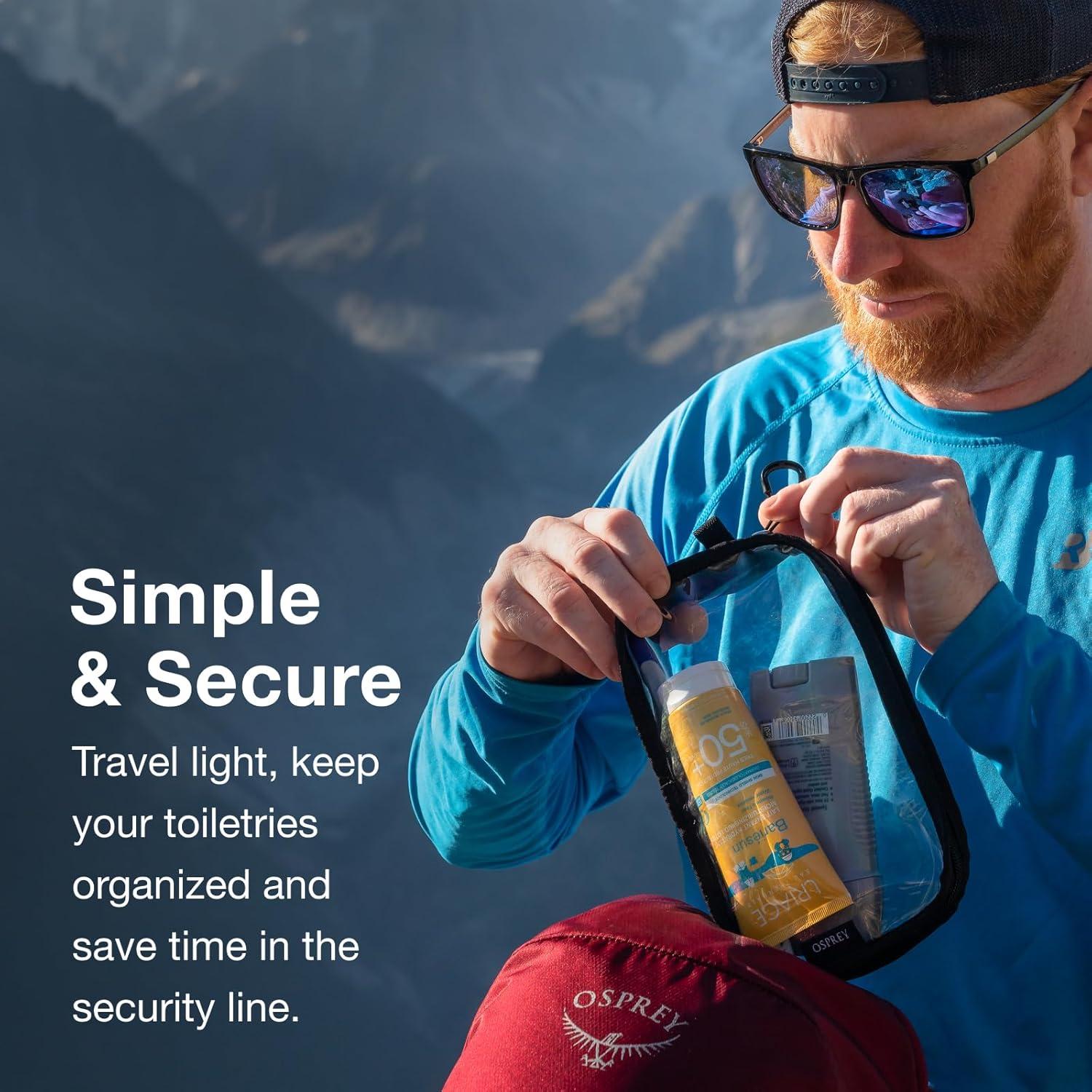 Bolsa de Líquidos Ultraligera Osprey Negra 23x19cm