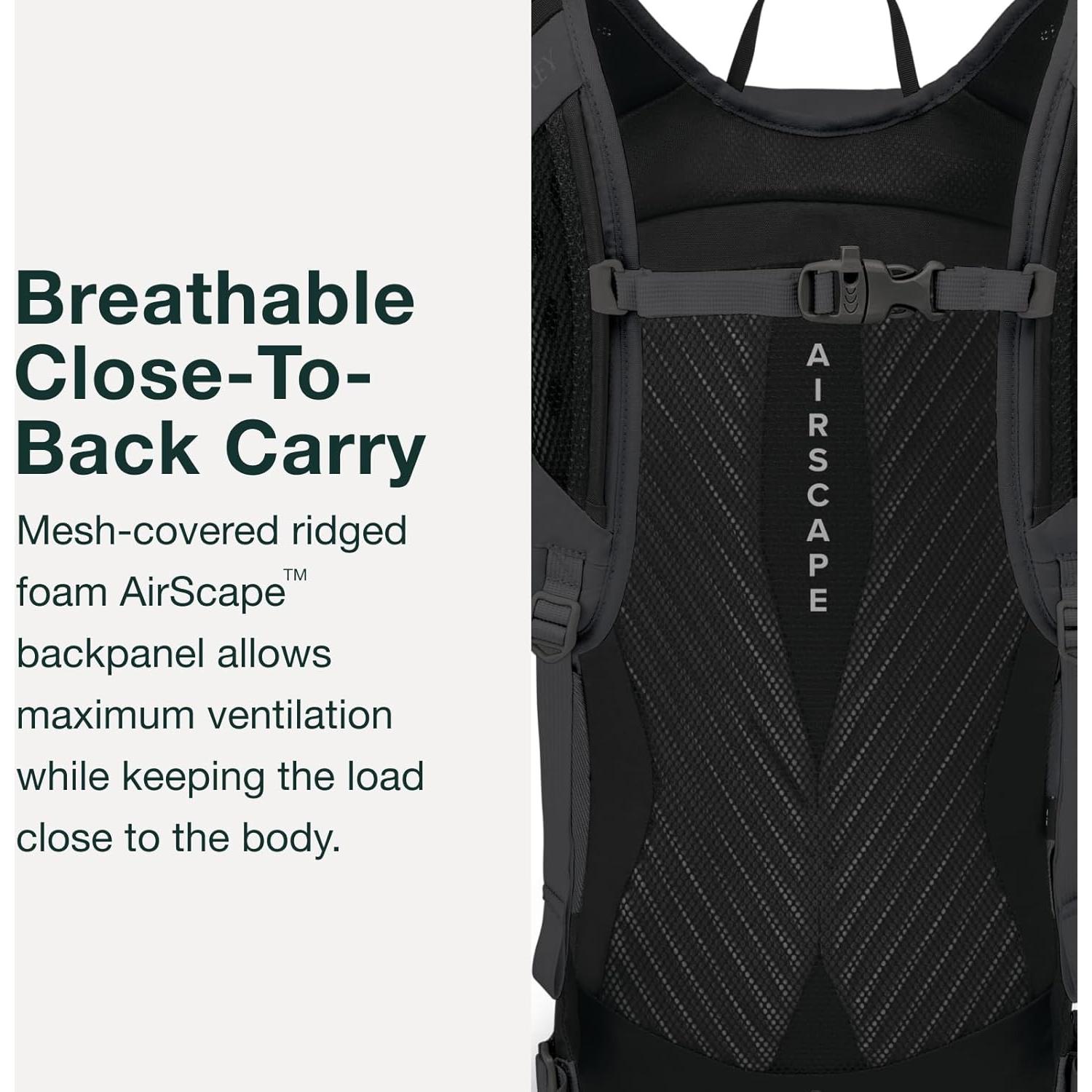 Osprey Sportlite 15L Unisex Hiking Backpack, Pine Leaf Green