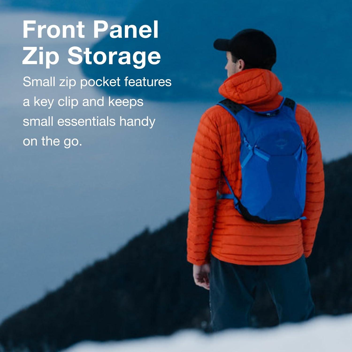 Osprey Sportlite 15L Unisex Hiking Backpack, Pine Leaf Green