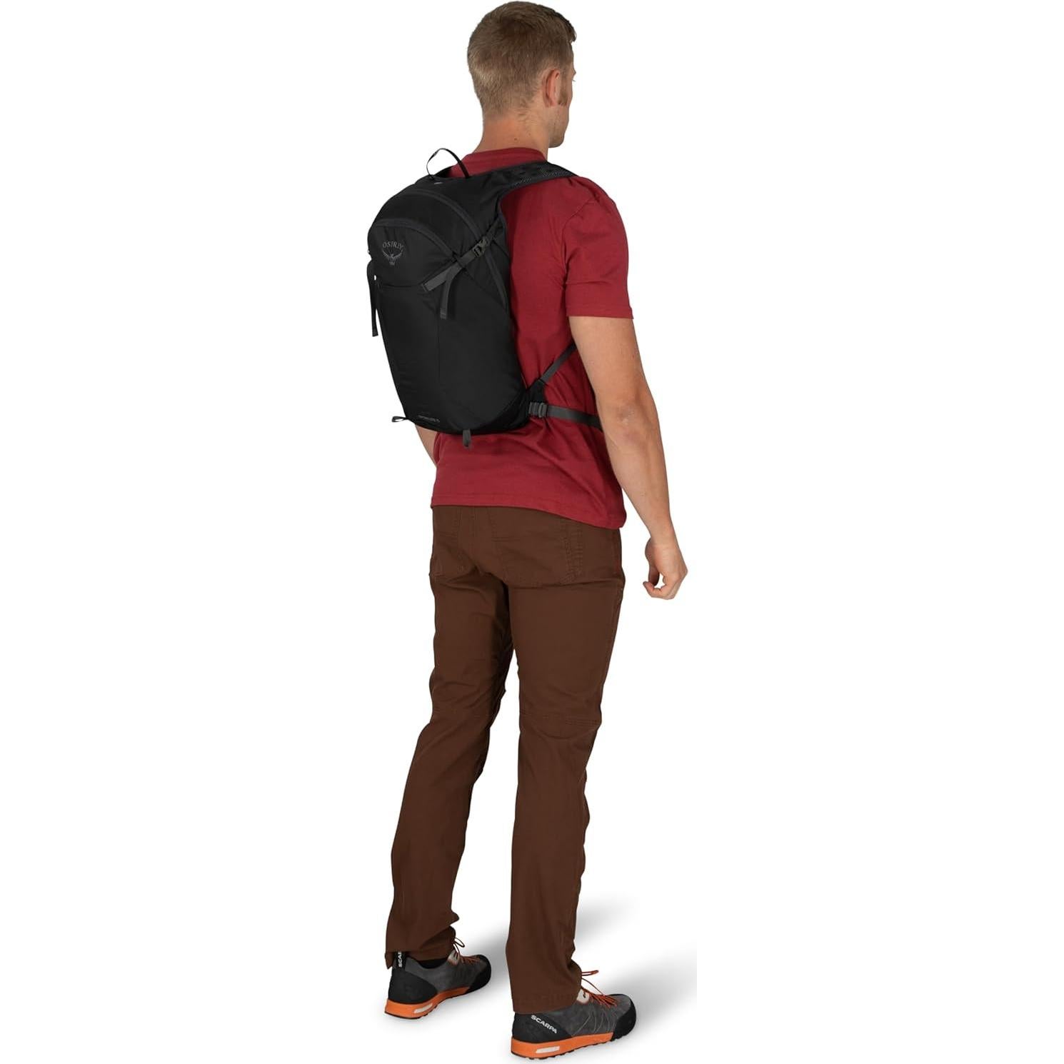 Osprey Sportlite 15L Unisex Hiking Backpack, Pine Leaf Green