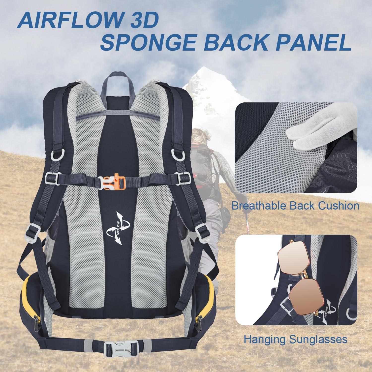 Mochila de Senderismo NEHOR 40L Resistente al Agua Azul