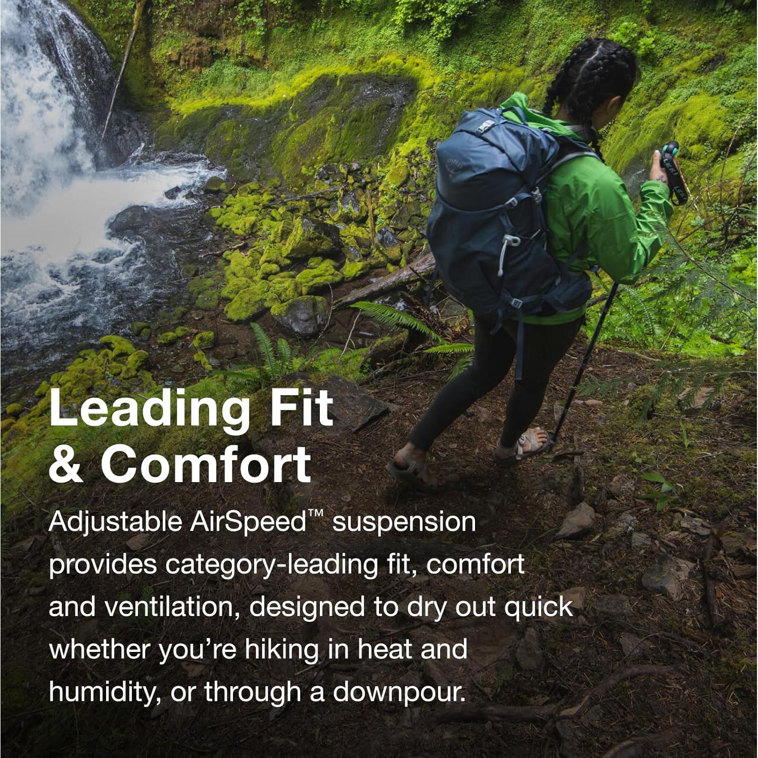 Mochila de Senderismo Osprey Downburst 26L Impermeable Amarillo