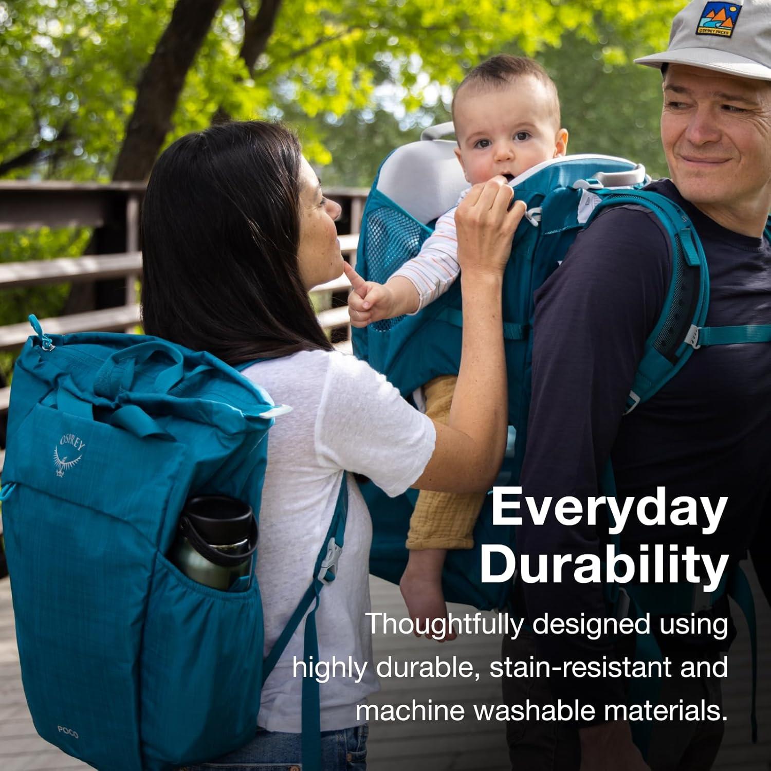 Bolsa de Cambio Poco Osprey Negra 18L Nylon Unisex