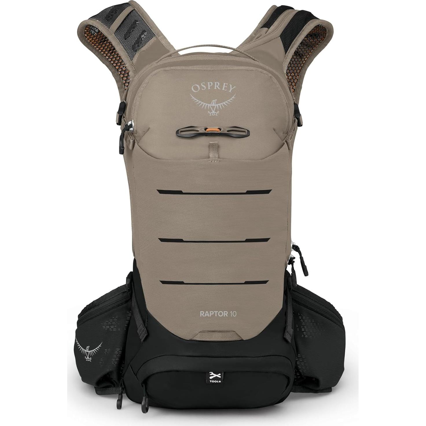 Mochila de Ciclismo Osprey Raptor 10L con Reservorio 2.5L Gris