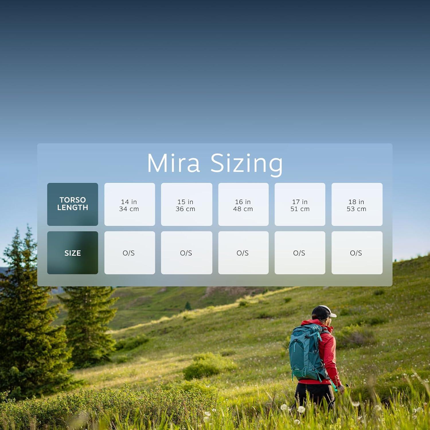 Mochila de Senderismo Osprey Mira 22L para Mujeres Azul