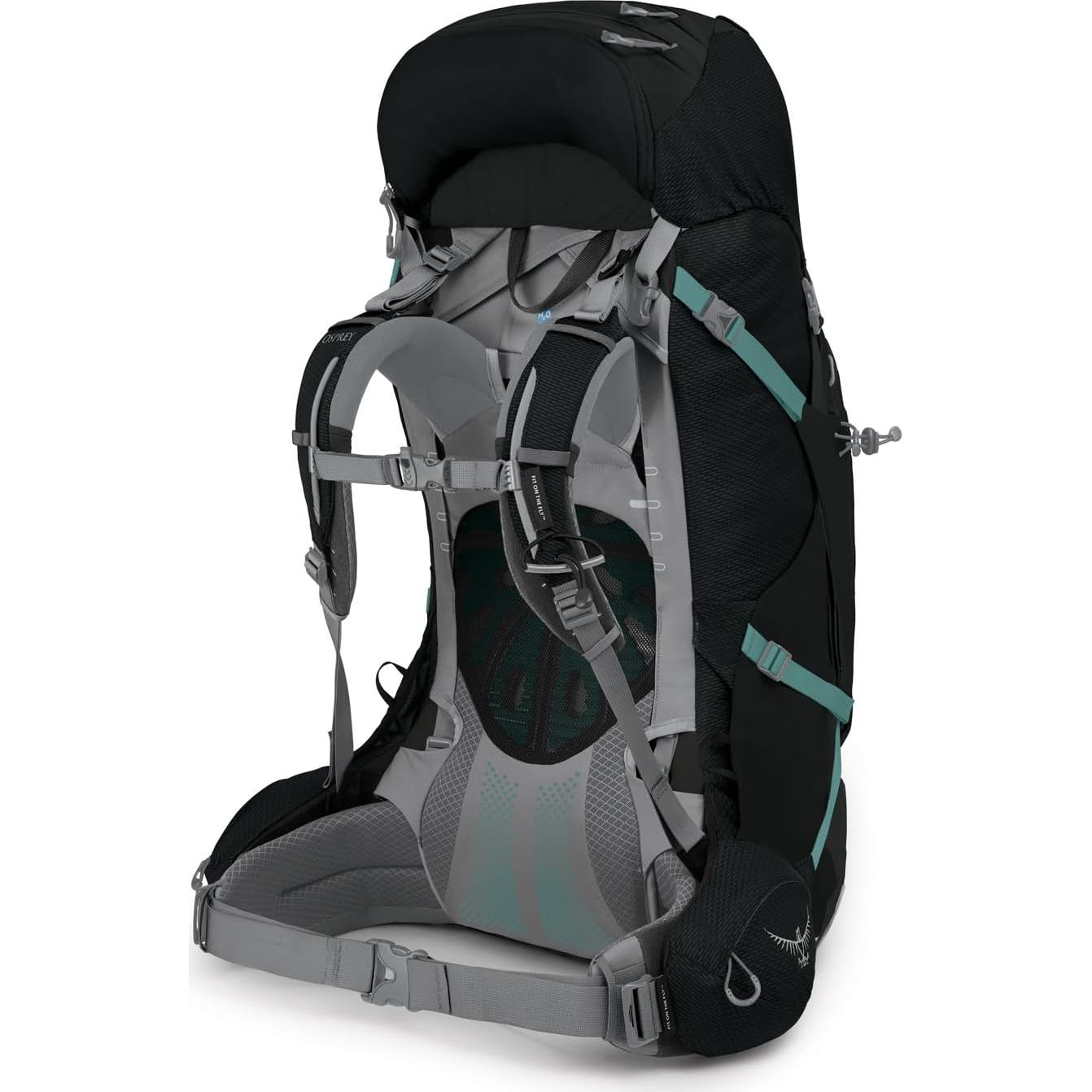 Mochila de Senderismo Osprey Ariel Plus 60 para Mujeres - Negro
