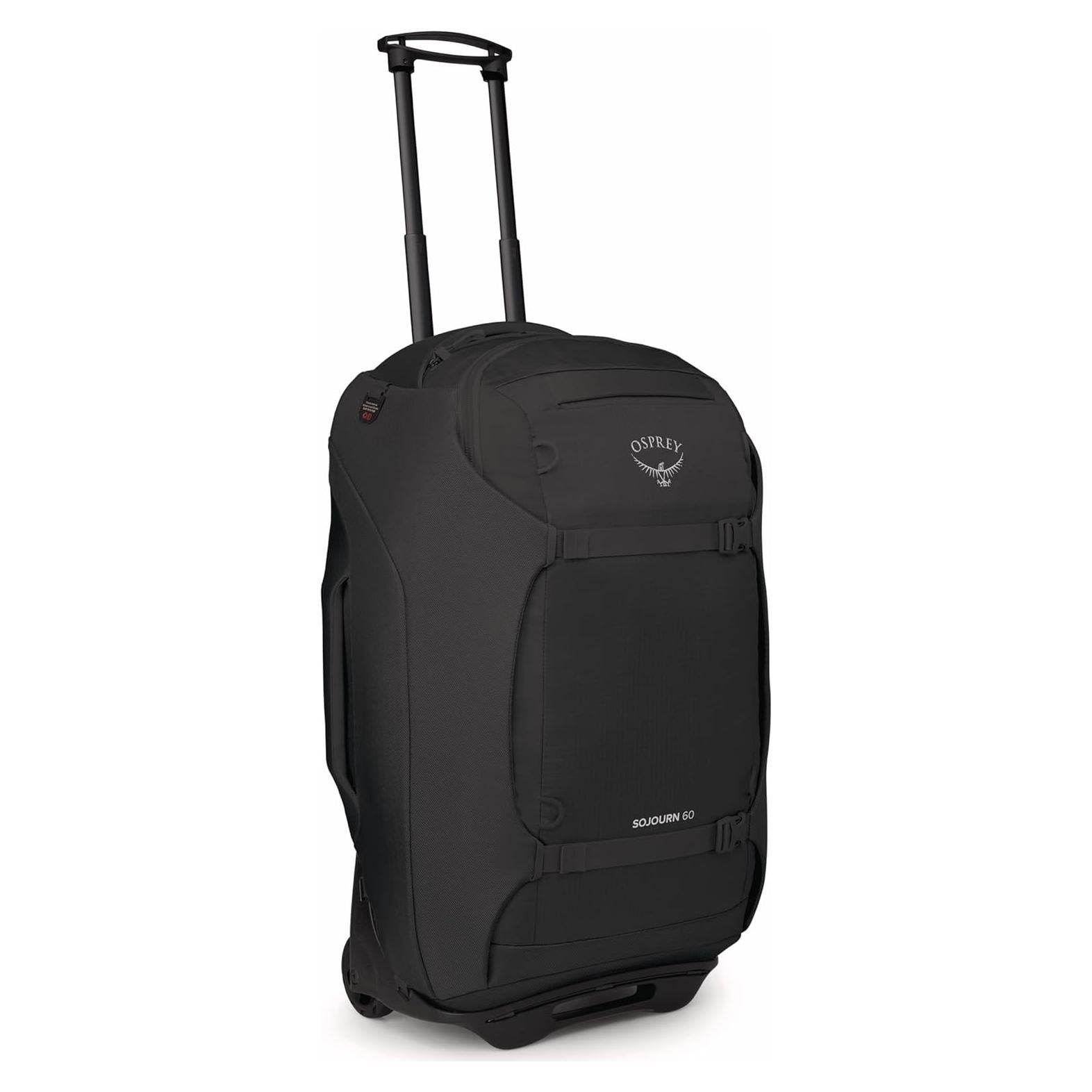 Mochila de Viaje Osprey Sojourn 60L con Ruedas y Arnés Negro