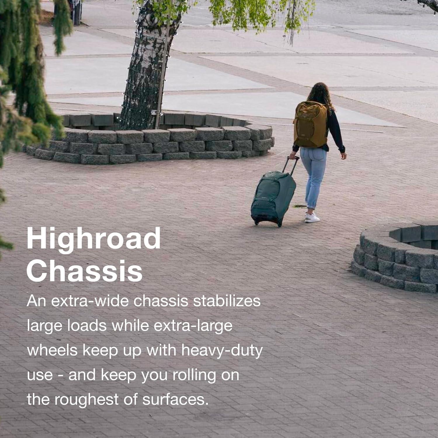 Mochila de Viaje Osprey Sojourn 60L con Ruedas y Arnés Negro