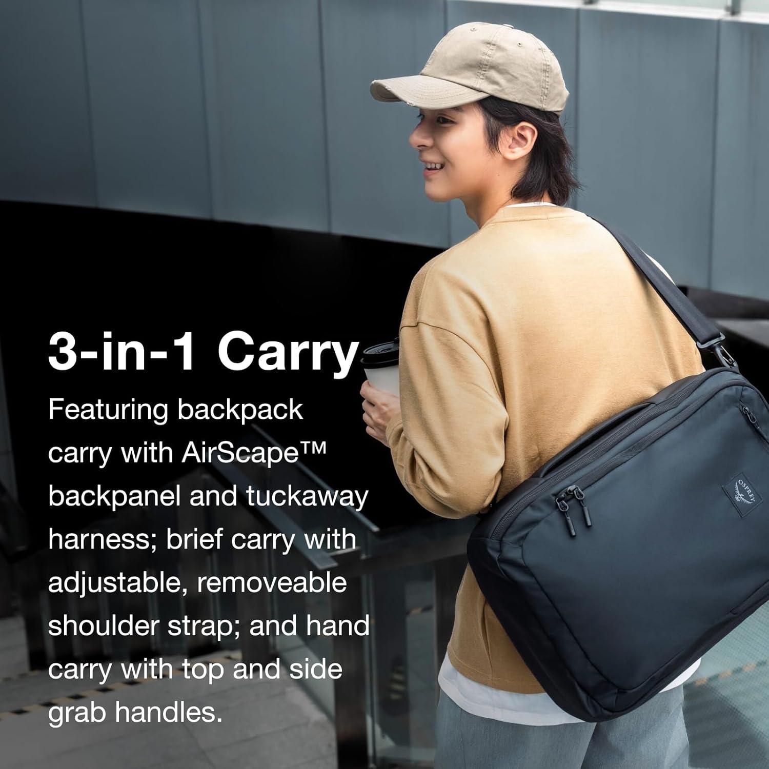 Mochila Osprey Aoede 25L Unisex Negra - Sostenible y Elegante