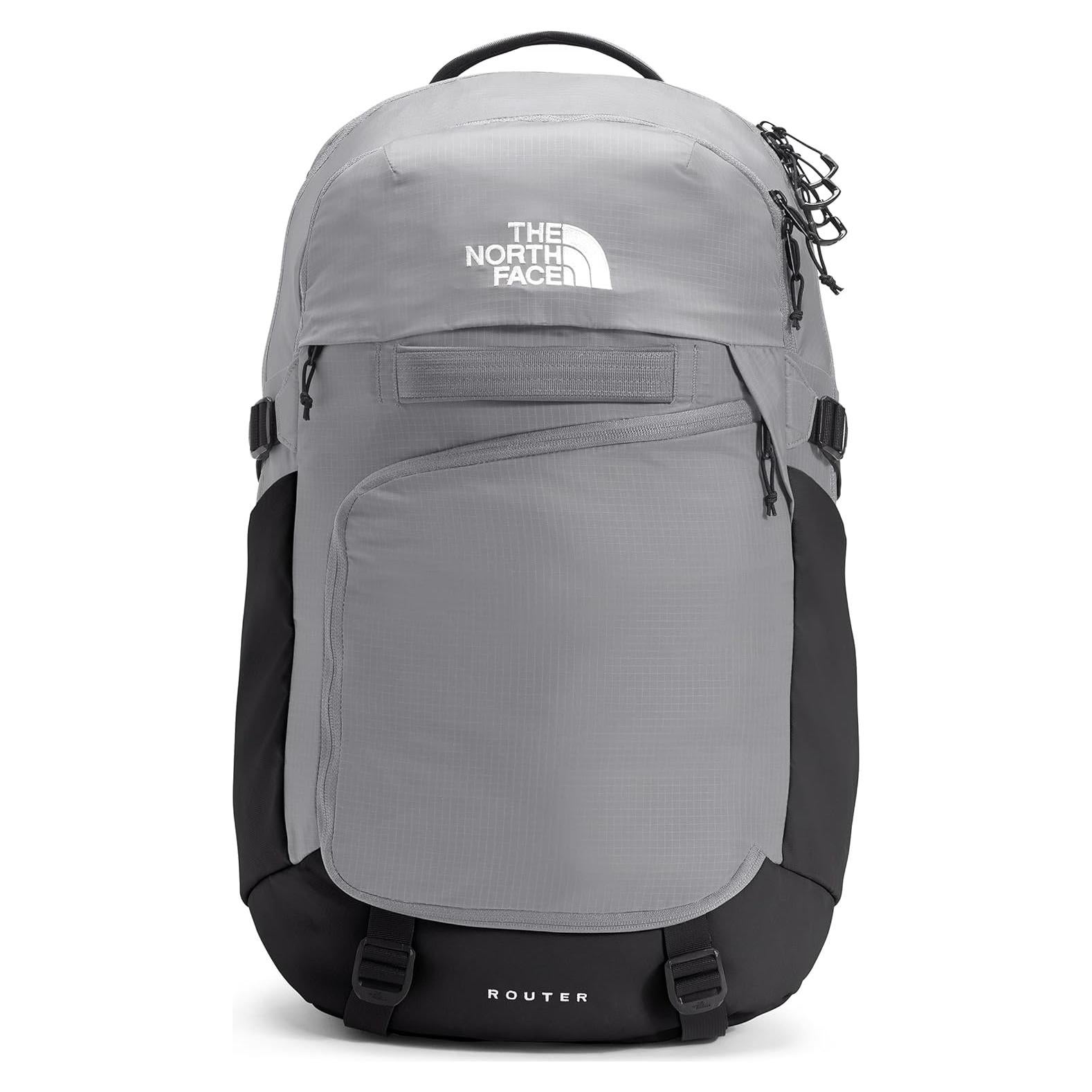 Mochila Unisex The North Face Router 40L Gris Meld/Negro