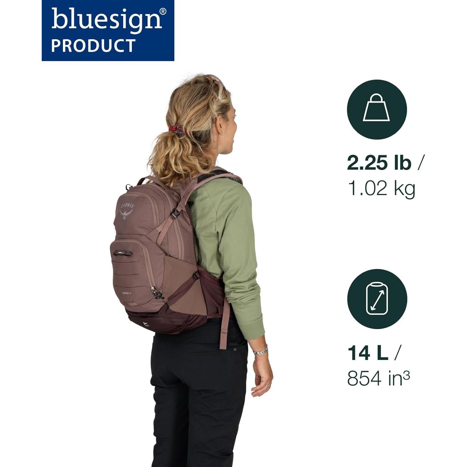 Mochila de Ciclismo Osprey Raven 14L para Mujeres con Reservorio 2.5L