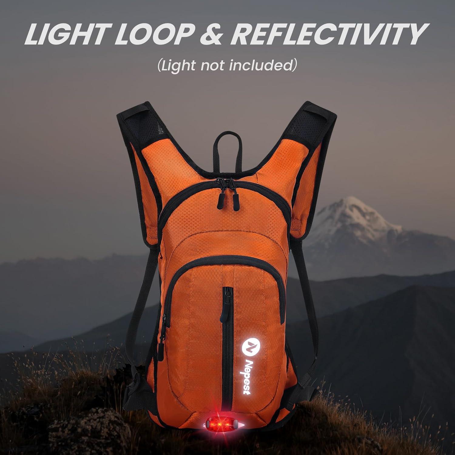 Mochila de Hidratación Nepest NP10140124 2L Unisex Naranja