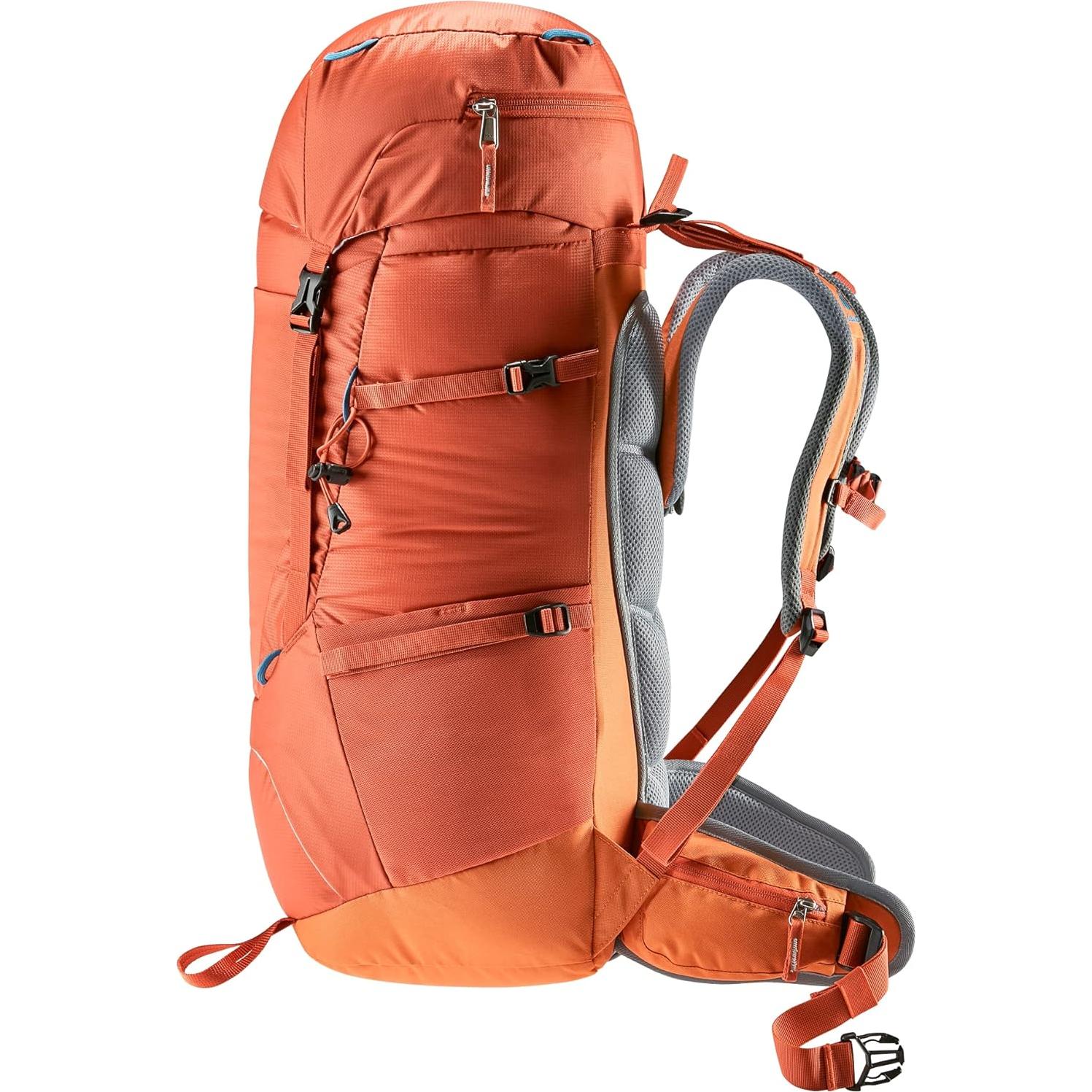 Mochila Deuter Fox 40L Unisex Paprika-Mandarina Ergonómica