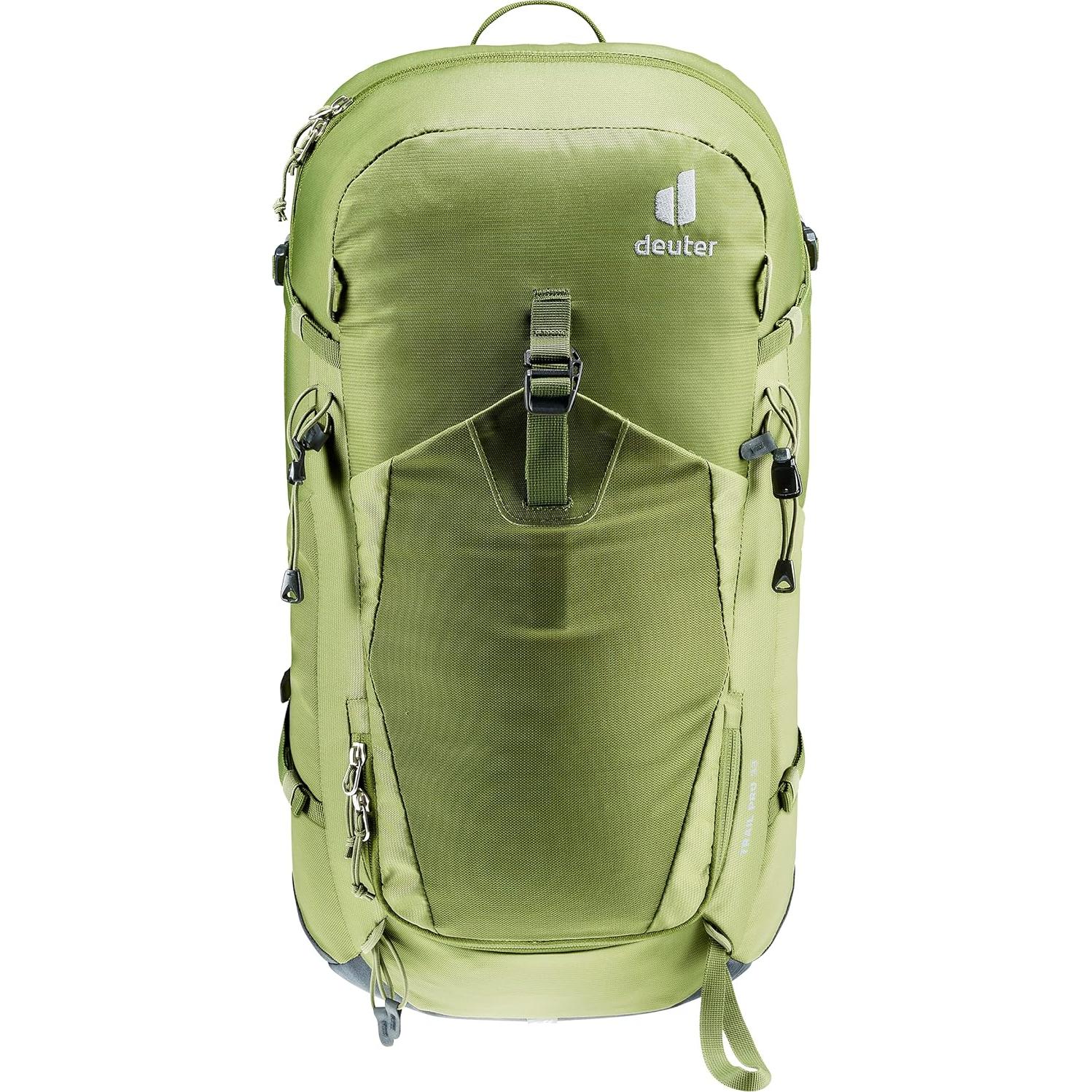 Mochila Deuter Trail Pro 33L Unisex para Senderismo Pradera-Gris